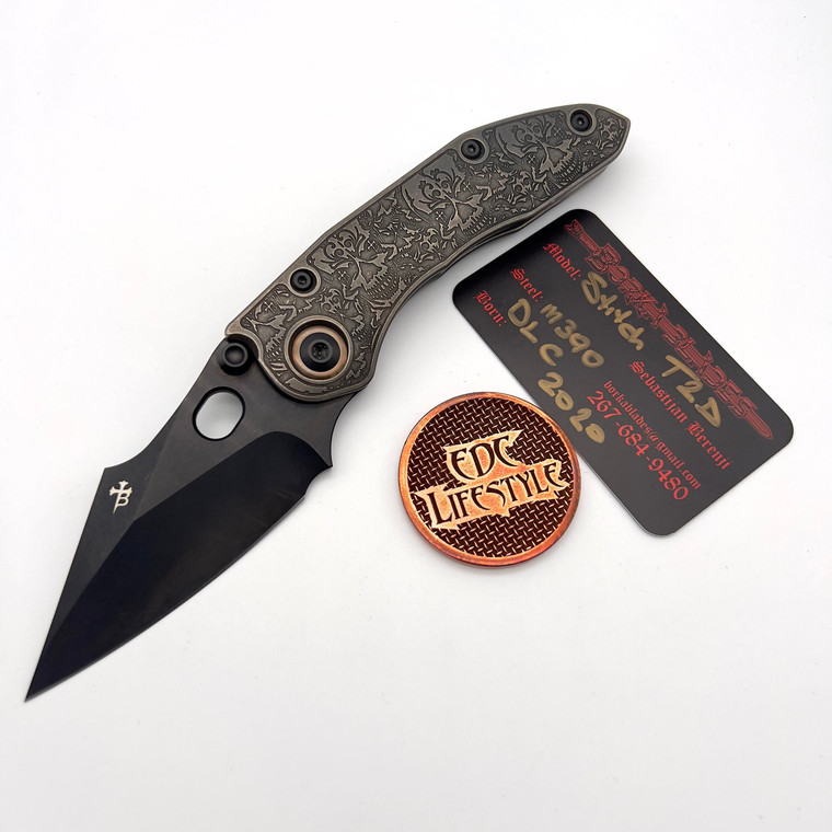 Borka Blades/Ti2 Design Skulls Stitch DLC Blade