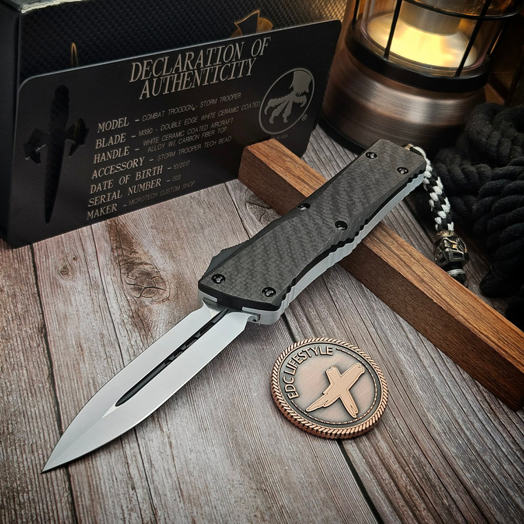 Marfione Combat Troodon Storm Trooper D/E Carbon Fiber S/N 003 - Preowned