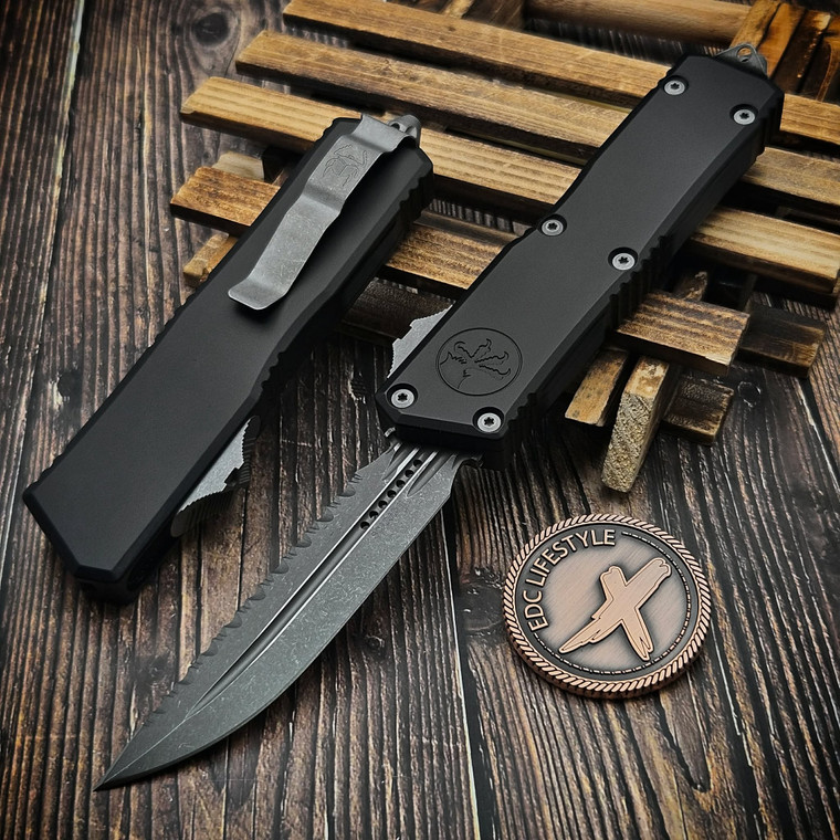 Microtech Executive Scarab II D/E-S Full Serrated Gen III