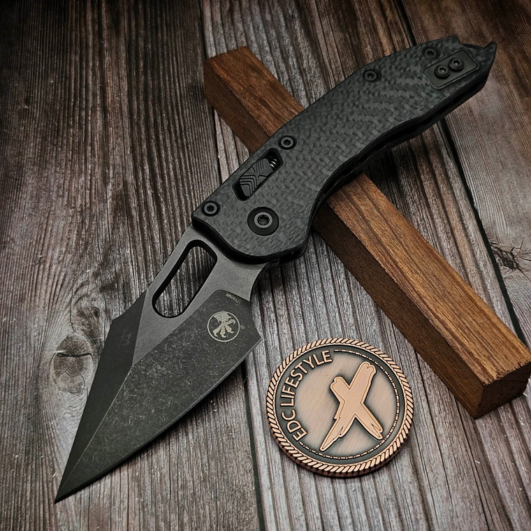 Microtech Stitch Ram-Lok Carbon Fiber DLC 169RL-1DLCTCFS - Preowned