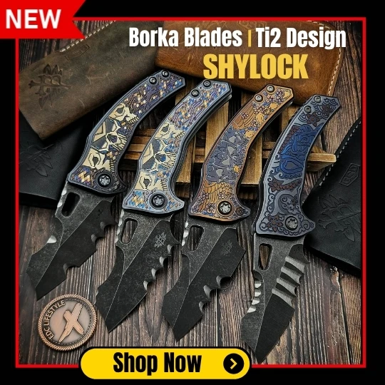 Borka Blade Ti2 Design Bond Knives Shylock