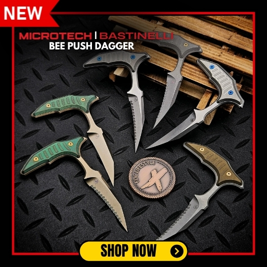 Bastinelli Microtech Bee Push Dagger