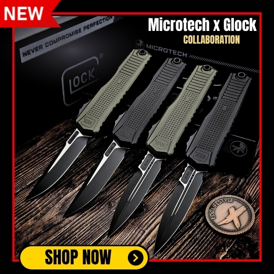 Microtech and Glock collaboration Knives
