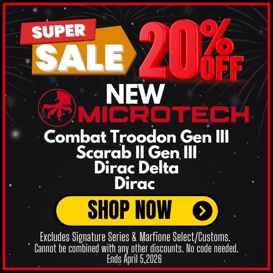 Microtech Sale 20% off selected models