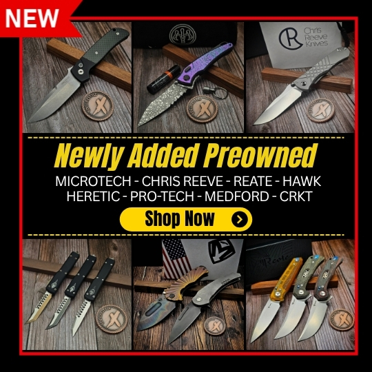 Preowned Knives May Drop