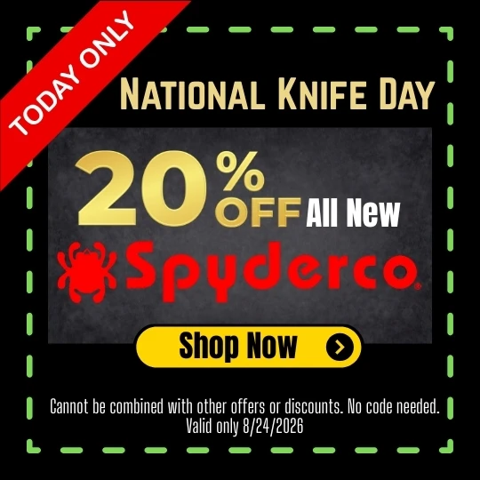 Spyderco National Knife Day Sale