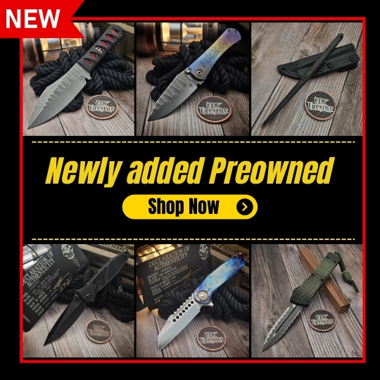 Preowned Microtech Marfione Borka Blades