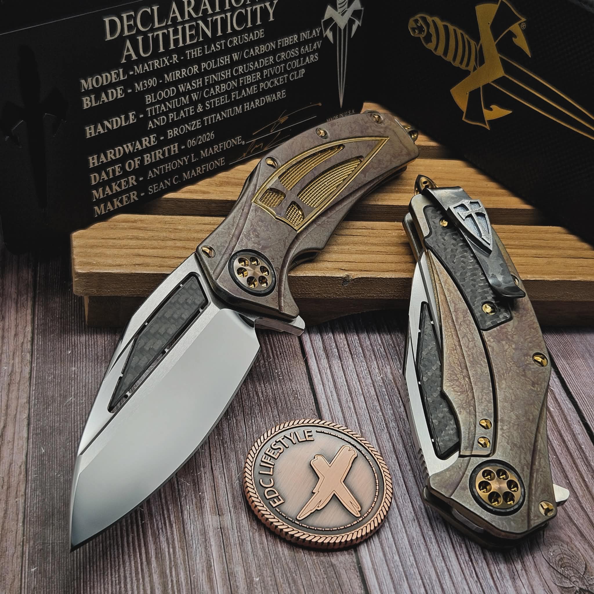 Marfione Custom/Sean Marfione Matrix-R The Last Crusade Blood Wash