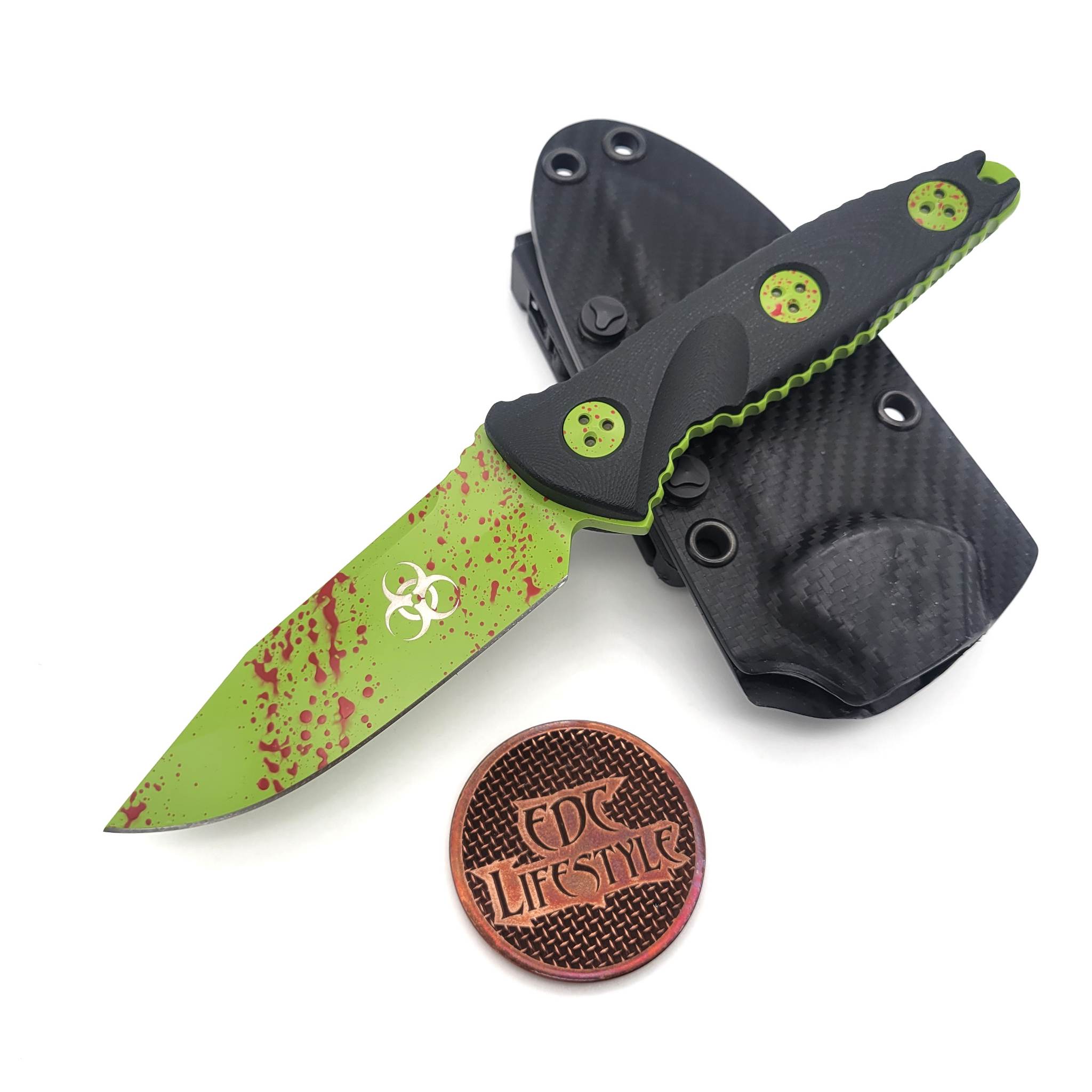 Microtech 113M-1Z Zombie Socom Alpha Mini Fixed Single Edge Clip