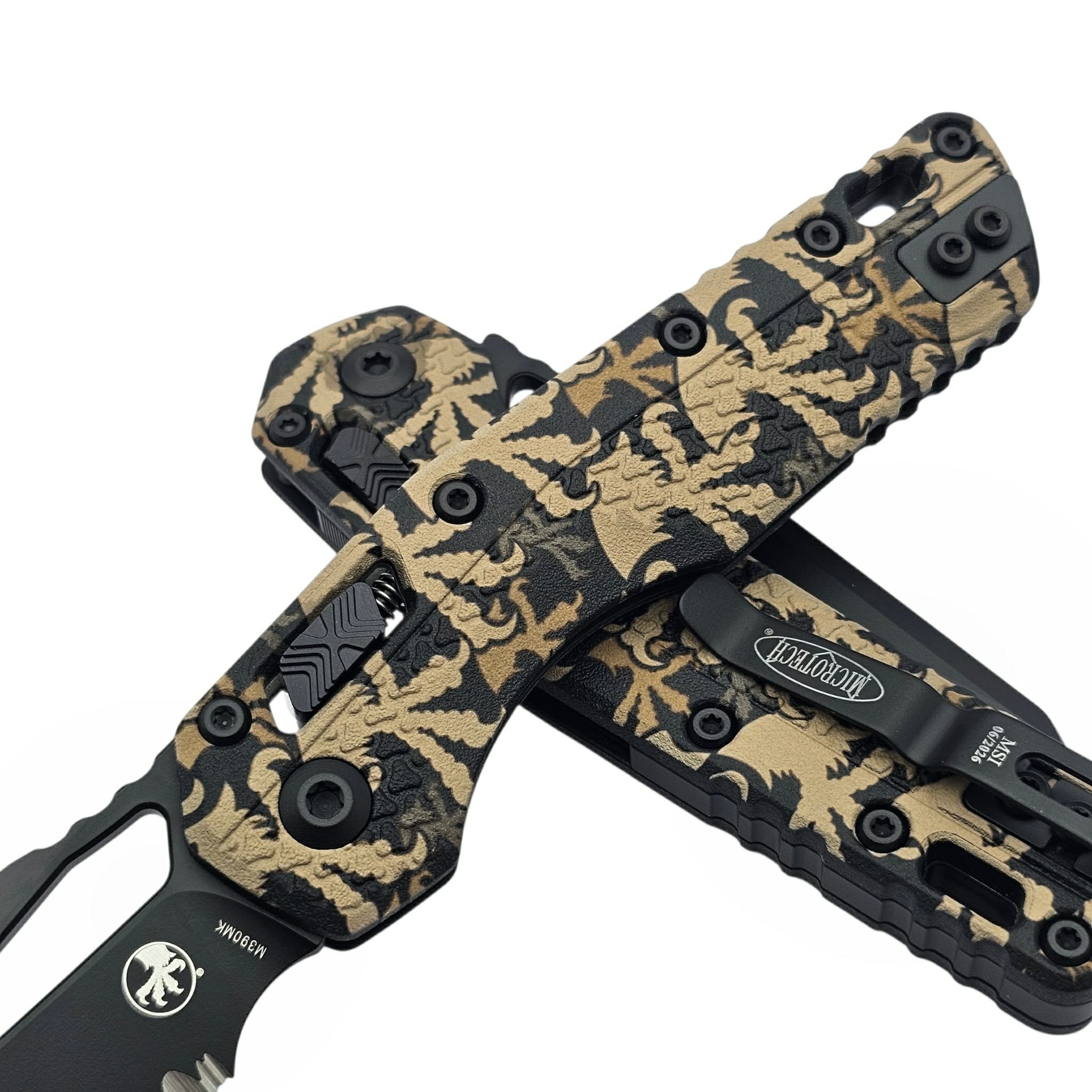 Microtech MSI Ram-Lok Clawburst Camo Tri-Grip Polymer 3.85