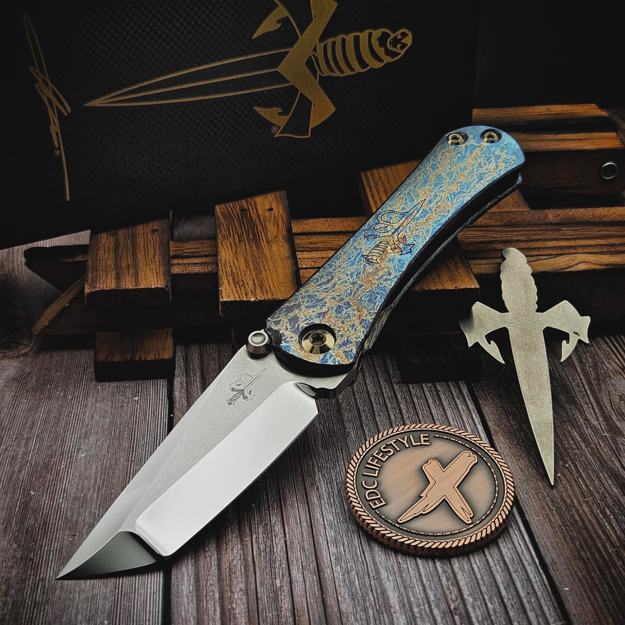 Marfione Custom Borka Blades Galactic Acid SBTF T/E Star Grind