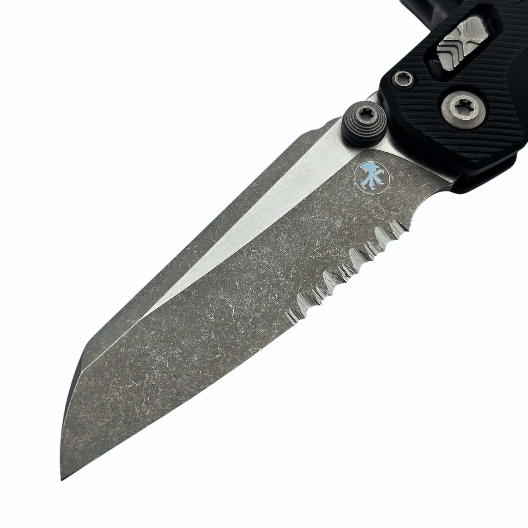 Microtech MSI Mini Black Aluminum Fluted 3.18