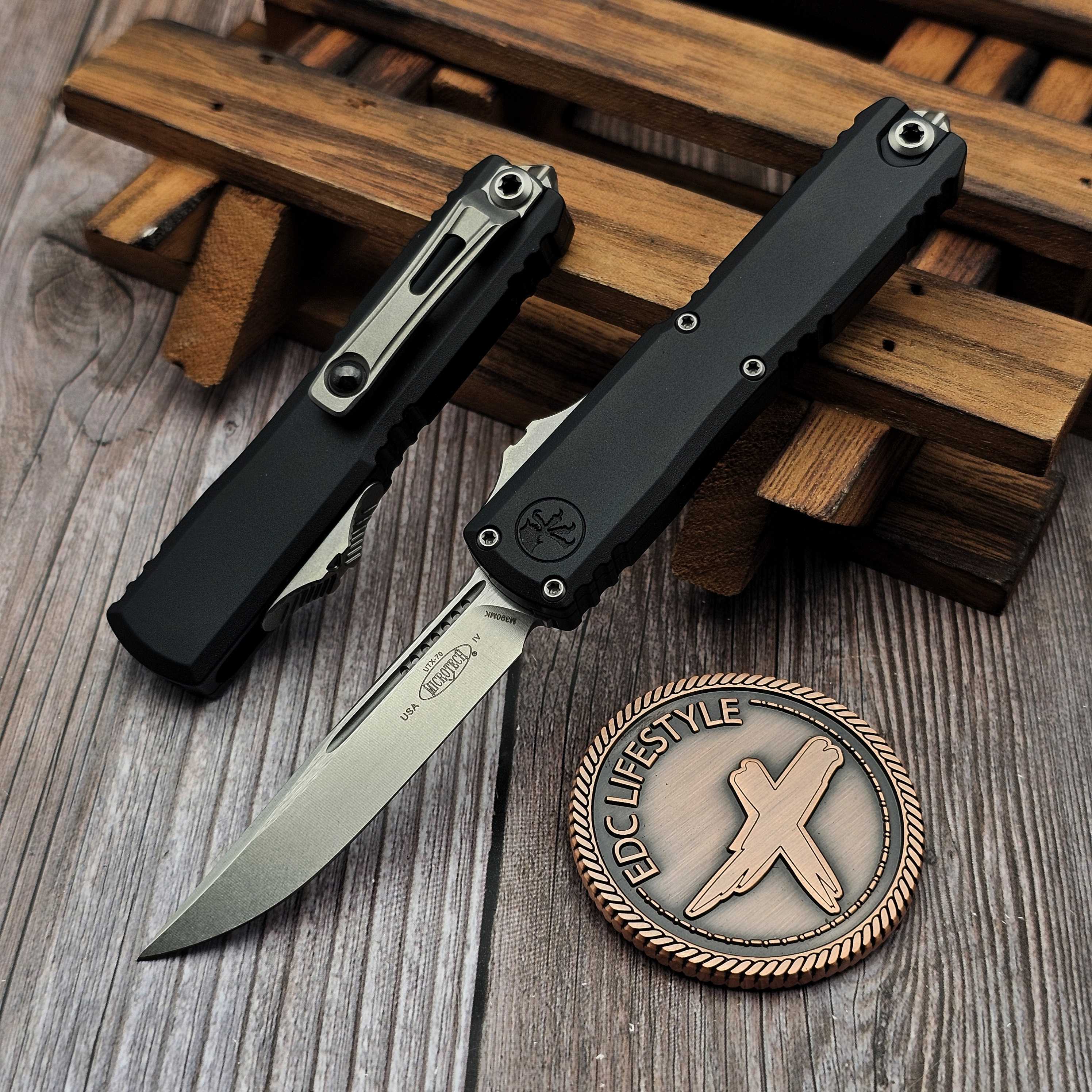 Microtech UTX-70 Gen IV Black 2.5