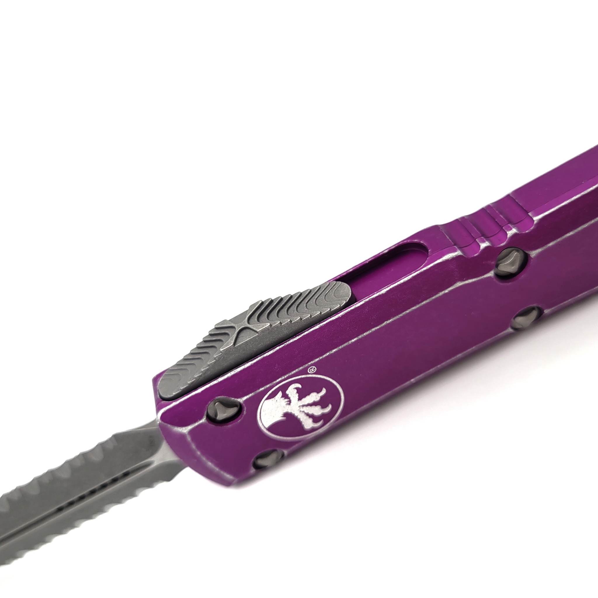 Microtech Ultratech 122-D12DVI Distressed Violet Double Full 