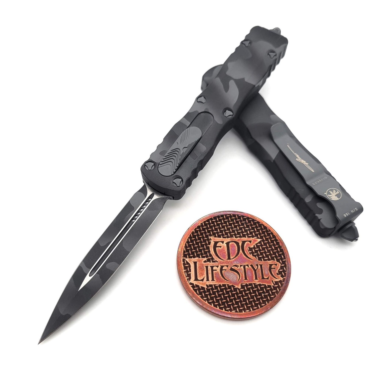 Microtech 225-1UCS Dirac Urban Camo Double Edge