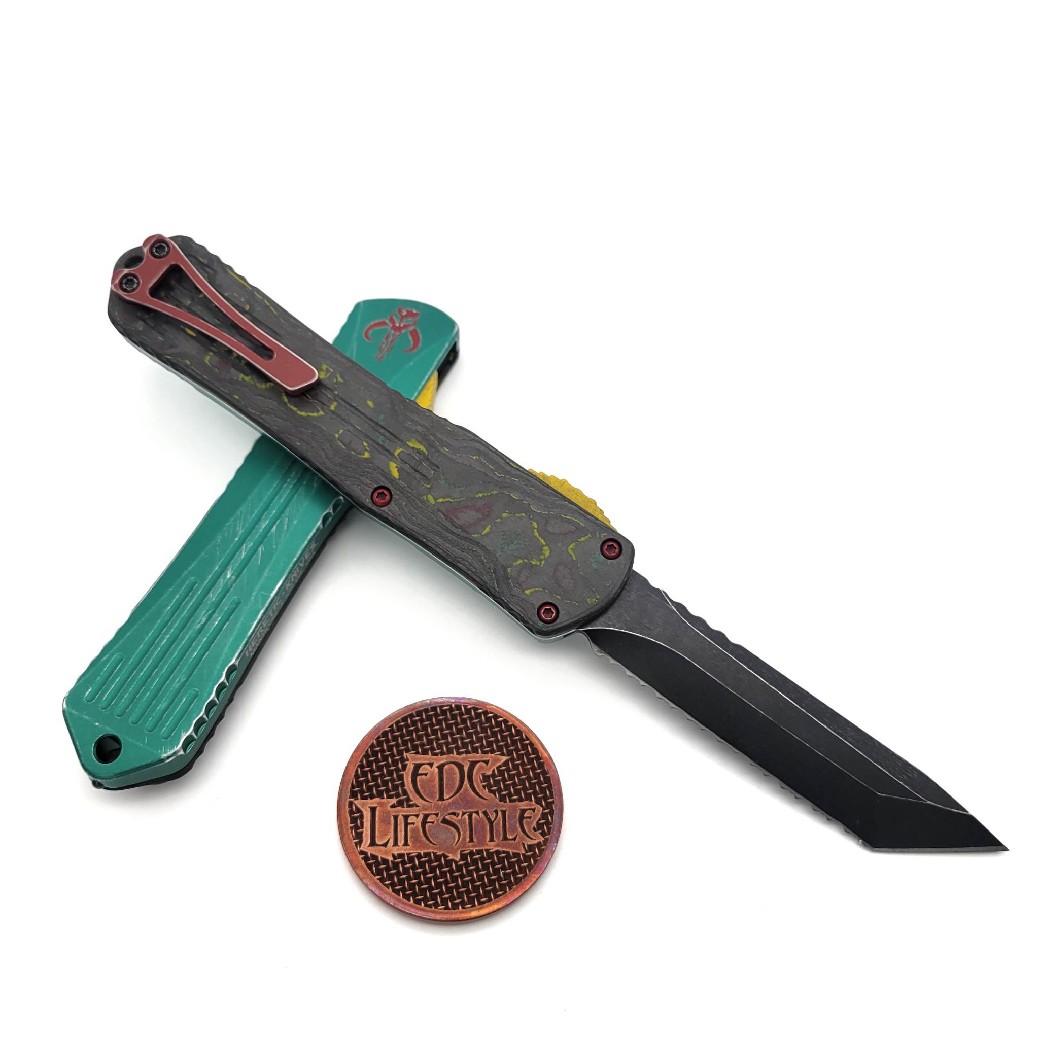 Heretic Manticore X Bounty Hunter Tanto Full Serrated H031-8C