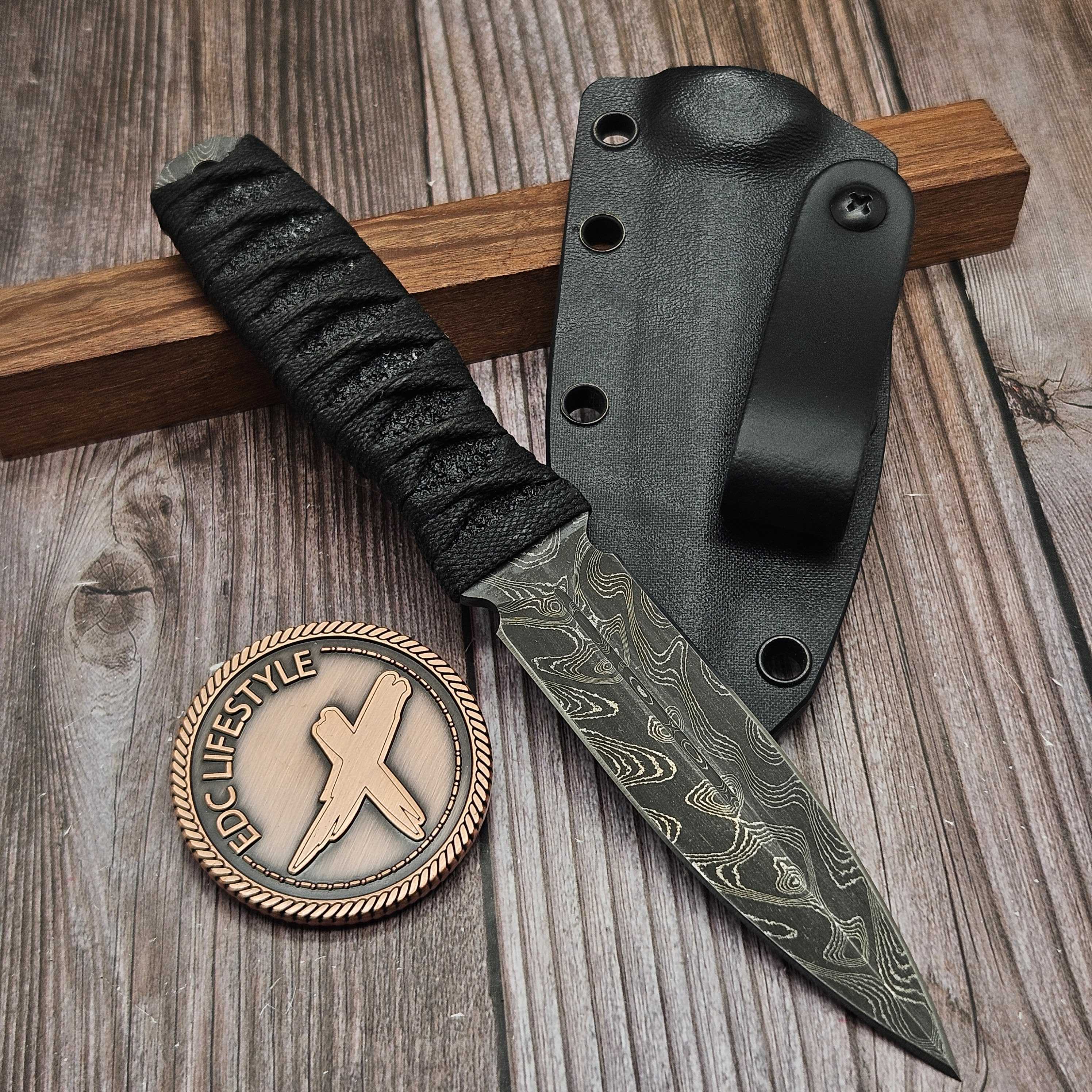 Blackside Customs Phase Seven P7 D/E Chad Nichols Damascus