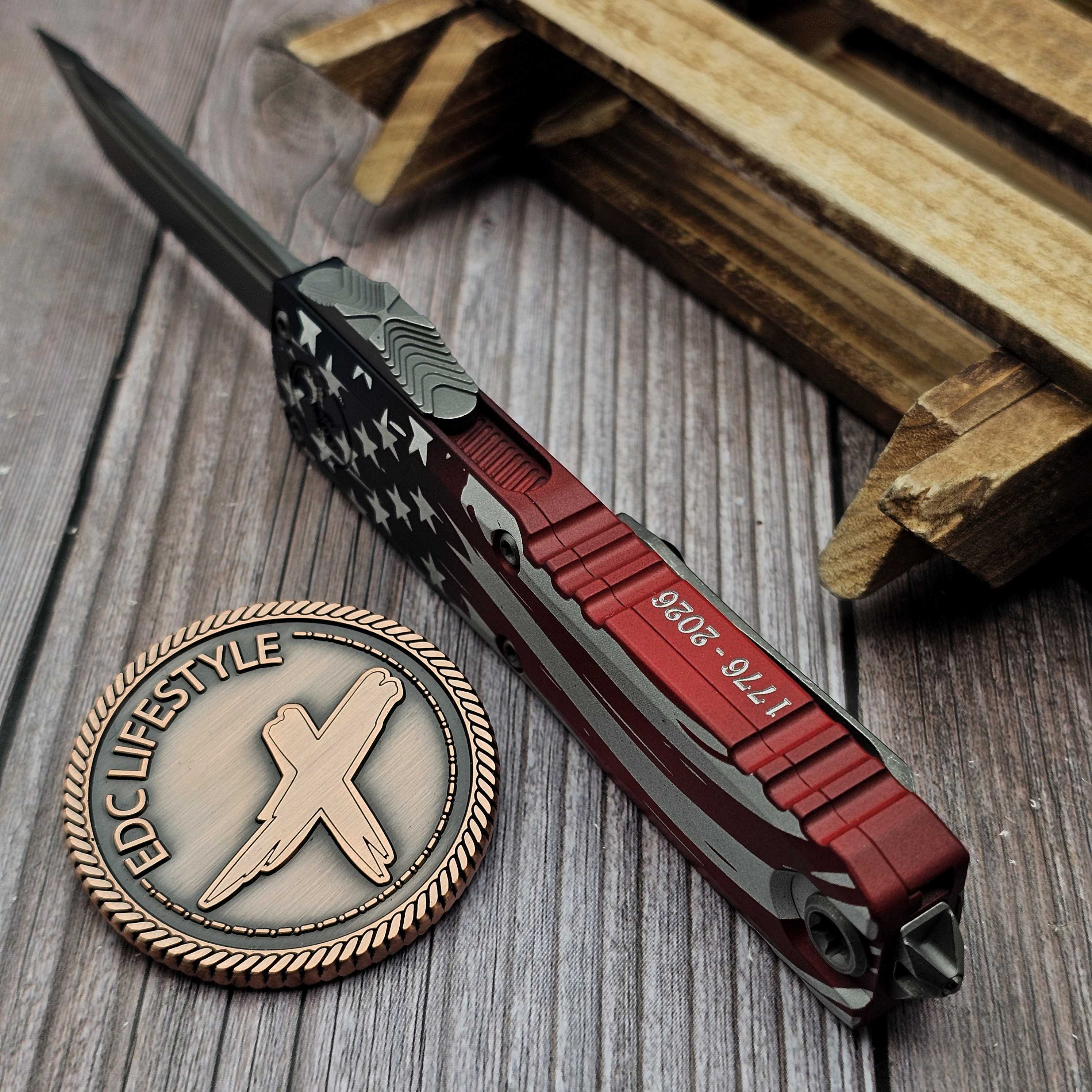 Microtech UTX-85 Gen IV 4th of July T/E 3.10