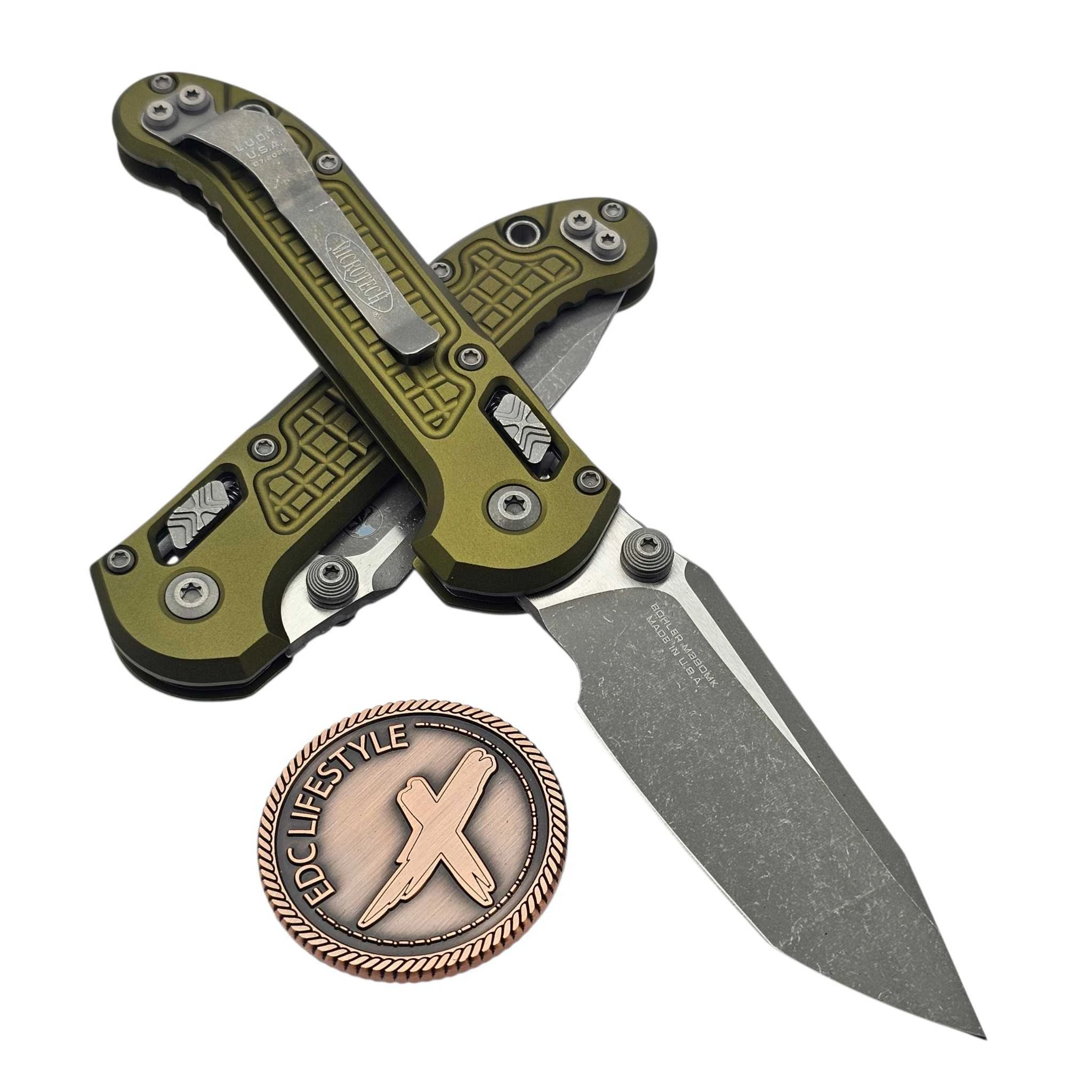 Microtech LUDT Ram-Lok OD Green Frag 3.40