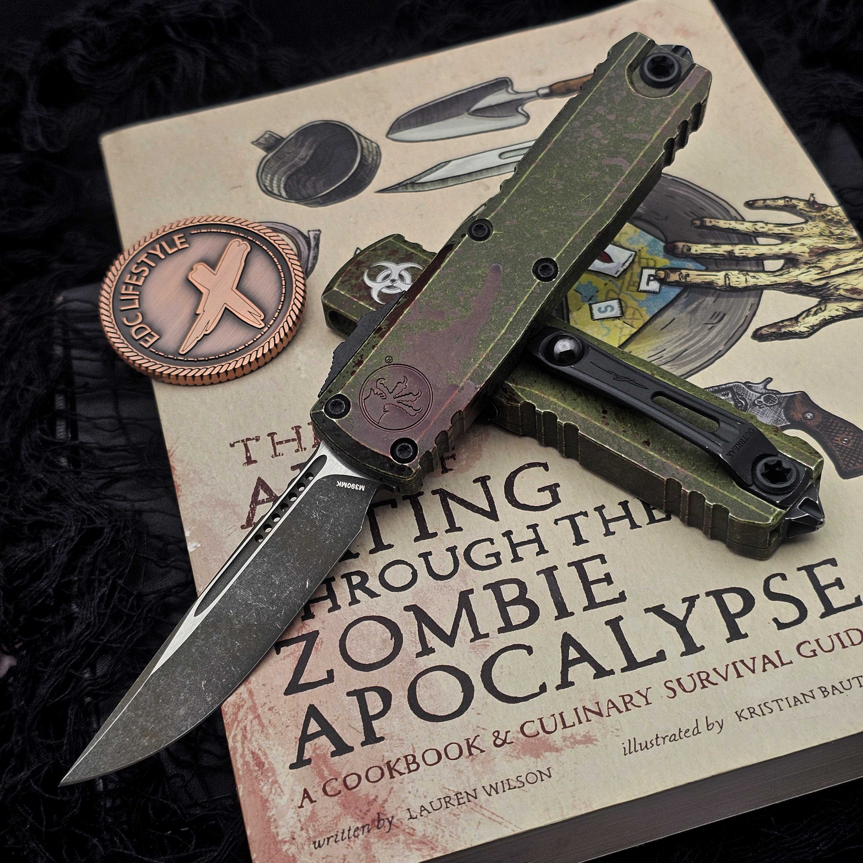 Microtech UTX-85 Gen IV Outbreak Deep Engraved S/E 3.10