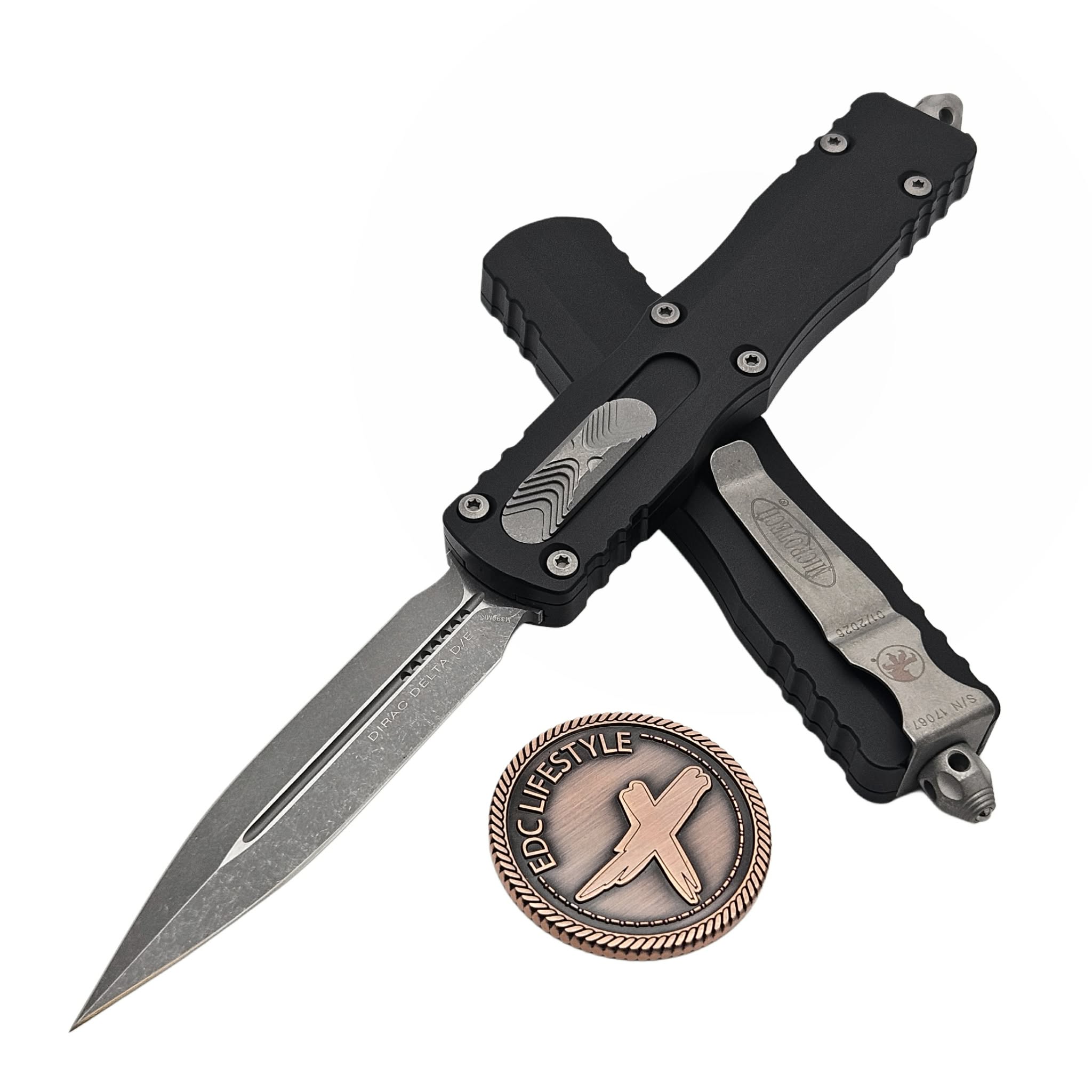 Microtech Dirac Delta Black 3.75