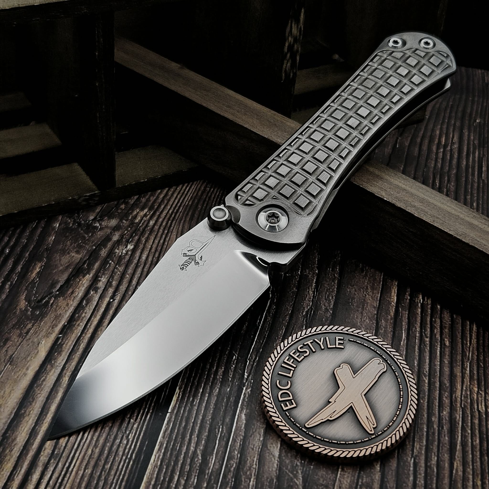 Marfione Custom/Borka Blades SBSP Diamond Wash Spear Point