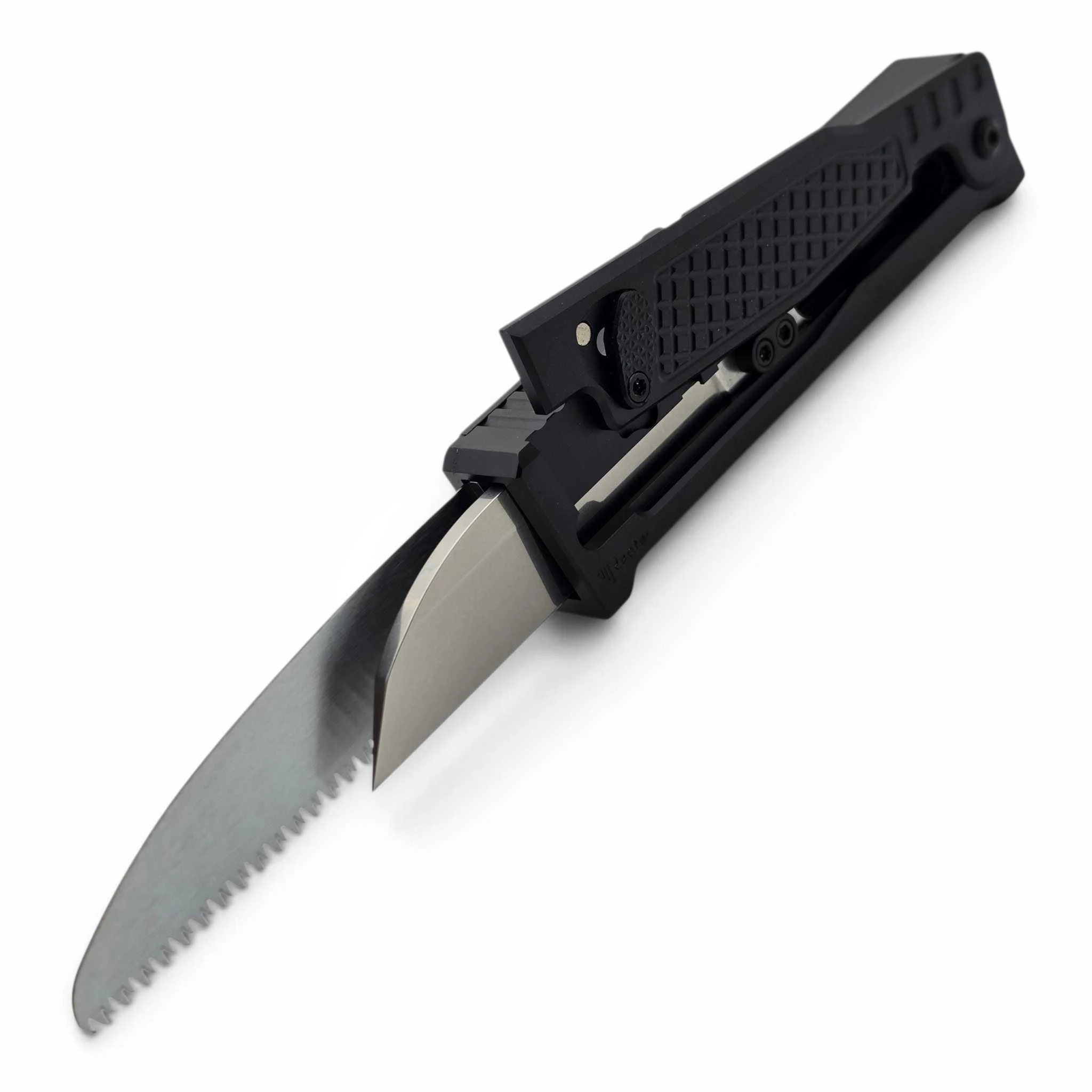 Reate EXO Performance Black Diamond Aluminum Dual Blade Gravity Knife
