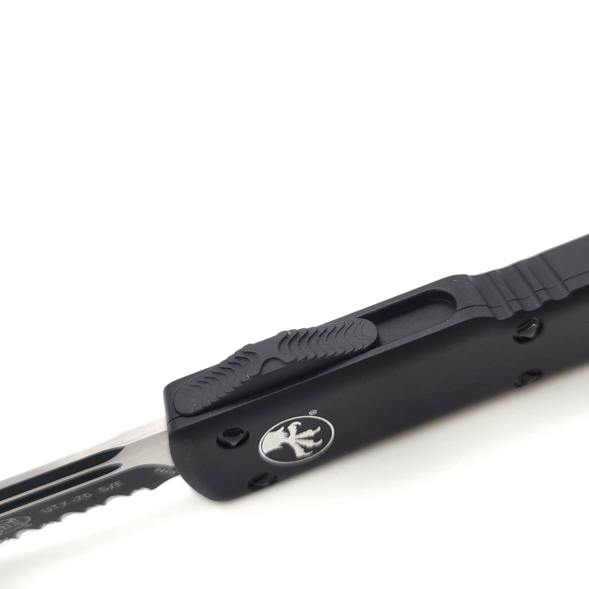 Microtech UTX-70 148-2T Single Edge Partial Serrated Black Standard