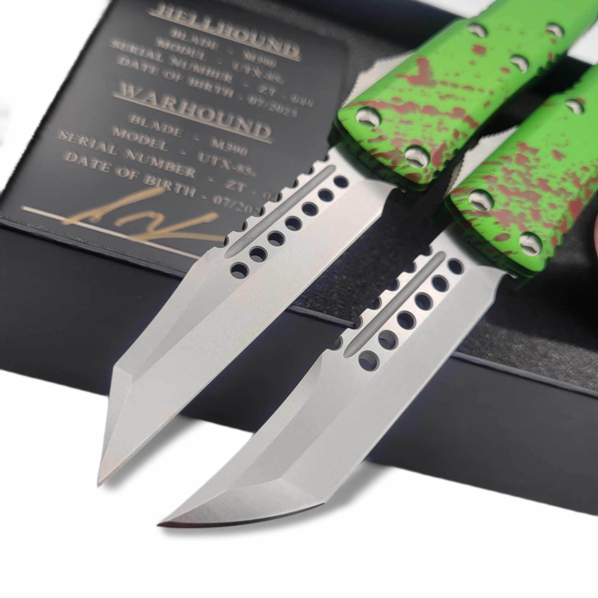Microtech UTX-85 719-10SETZTS Hellhound & Warhound Zombie