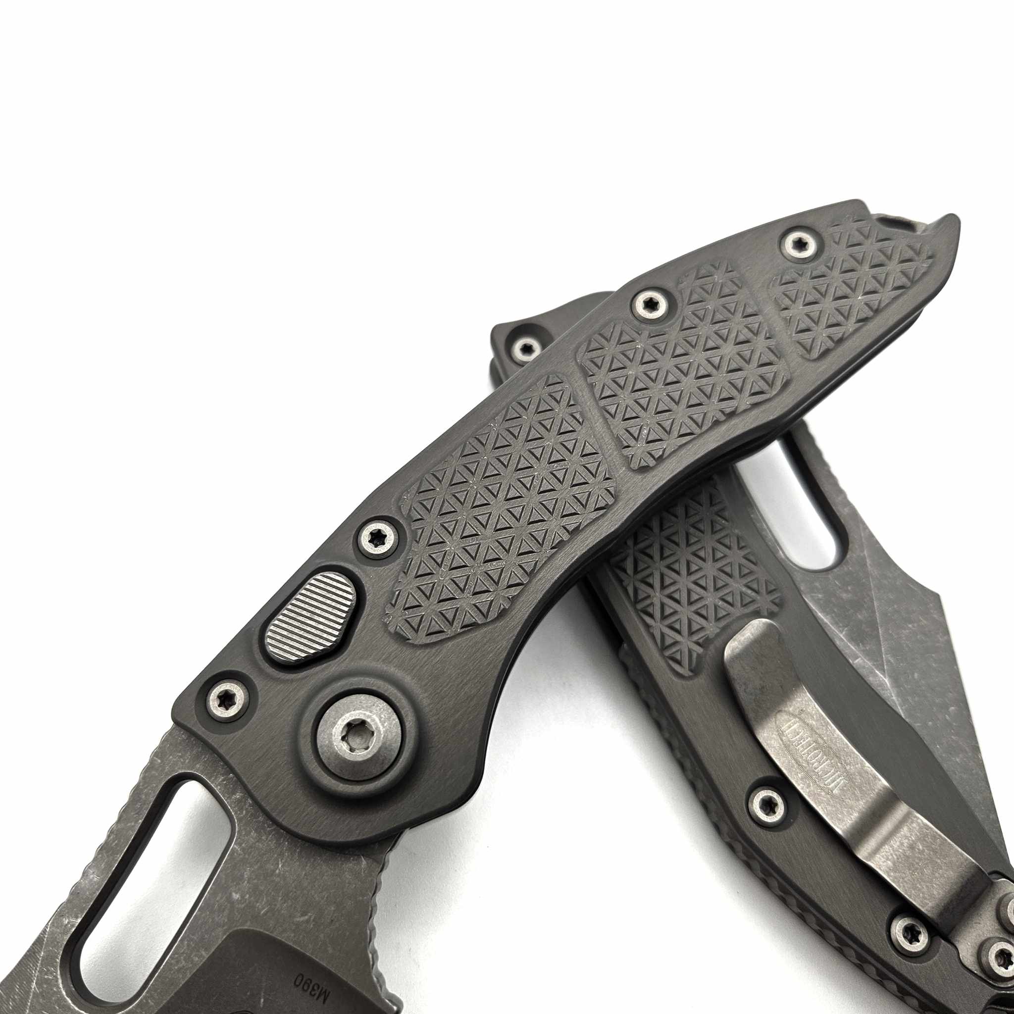 Microtech Borka Auto Stitch 169-10APNC Single Edge Natural Clear