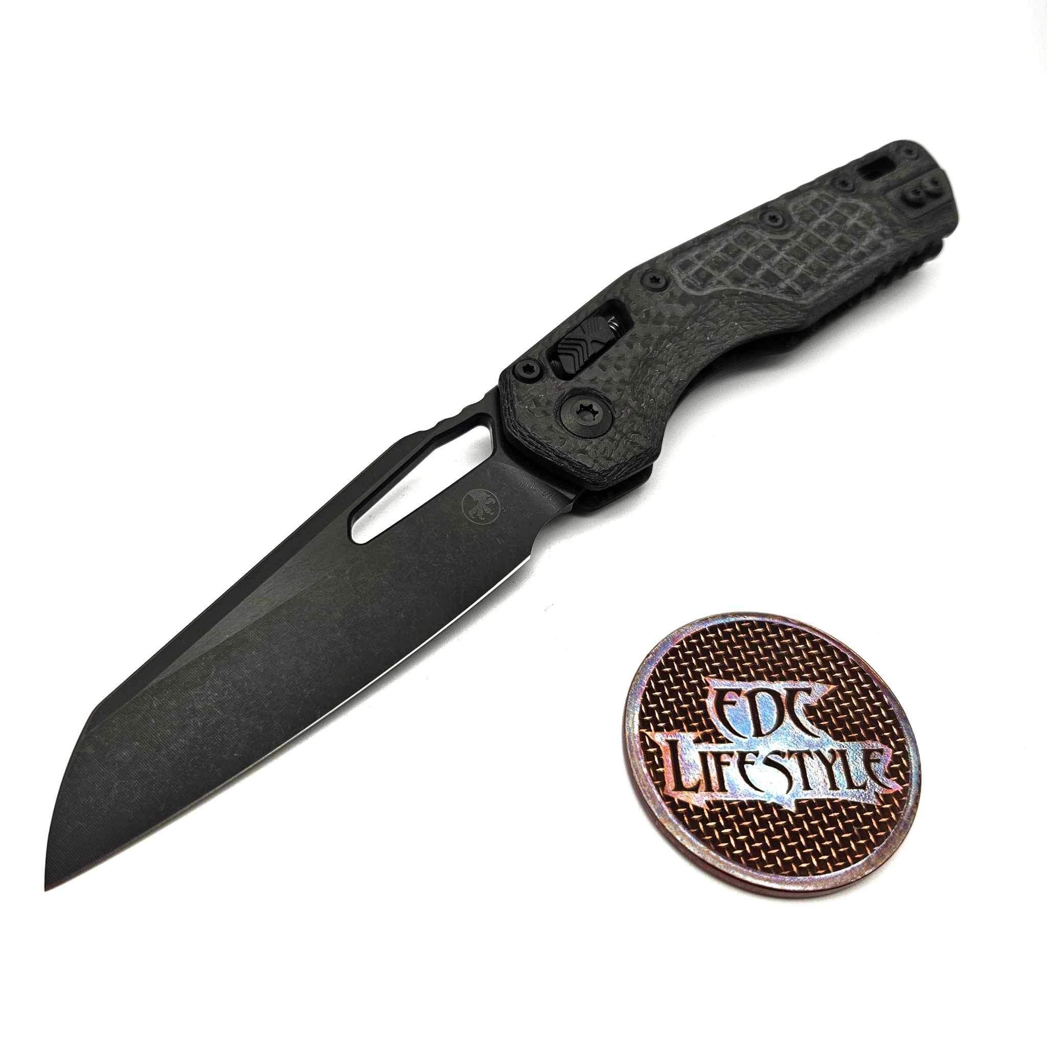 Microtech MSI S/E 210-1DLCTFRCFS Frag Carbon Fiber Handle DLC