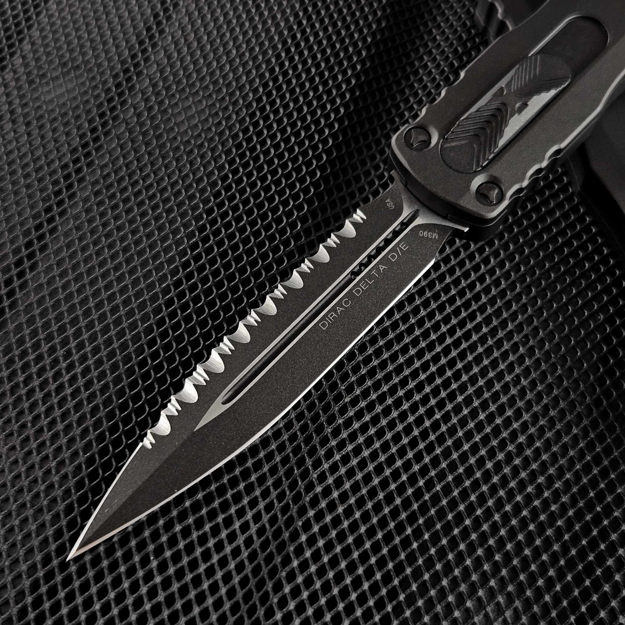 Microtech 227-3CDT Cerakote Dark Tungsten Dirac Delta Tactical
