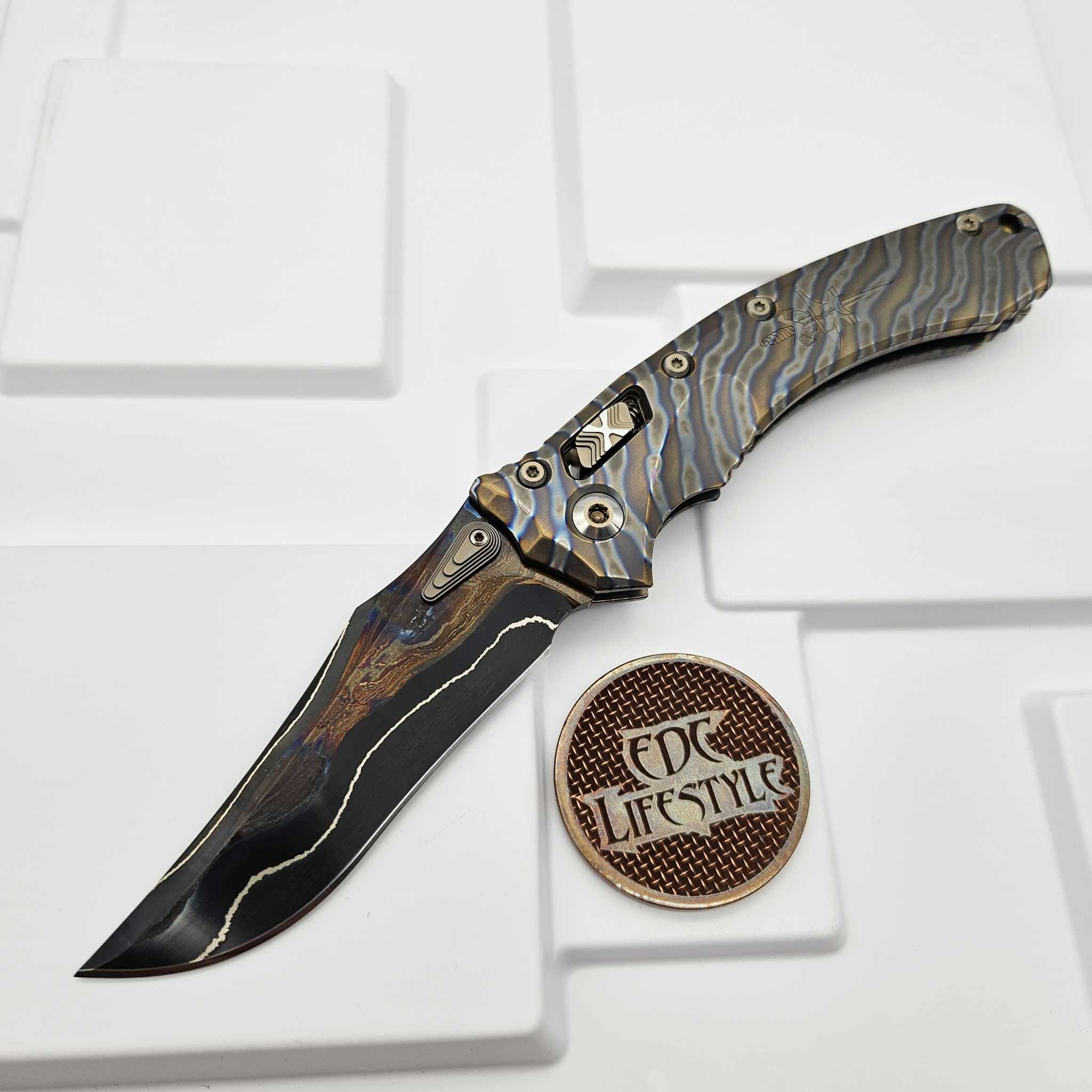 Marfione Custom Amphibian Persian Meteor Gomai Pattern w/Nickel