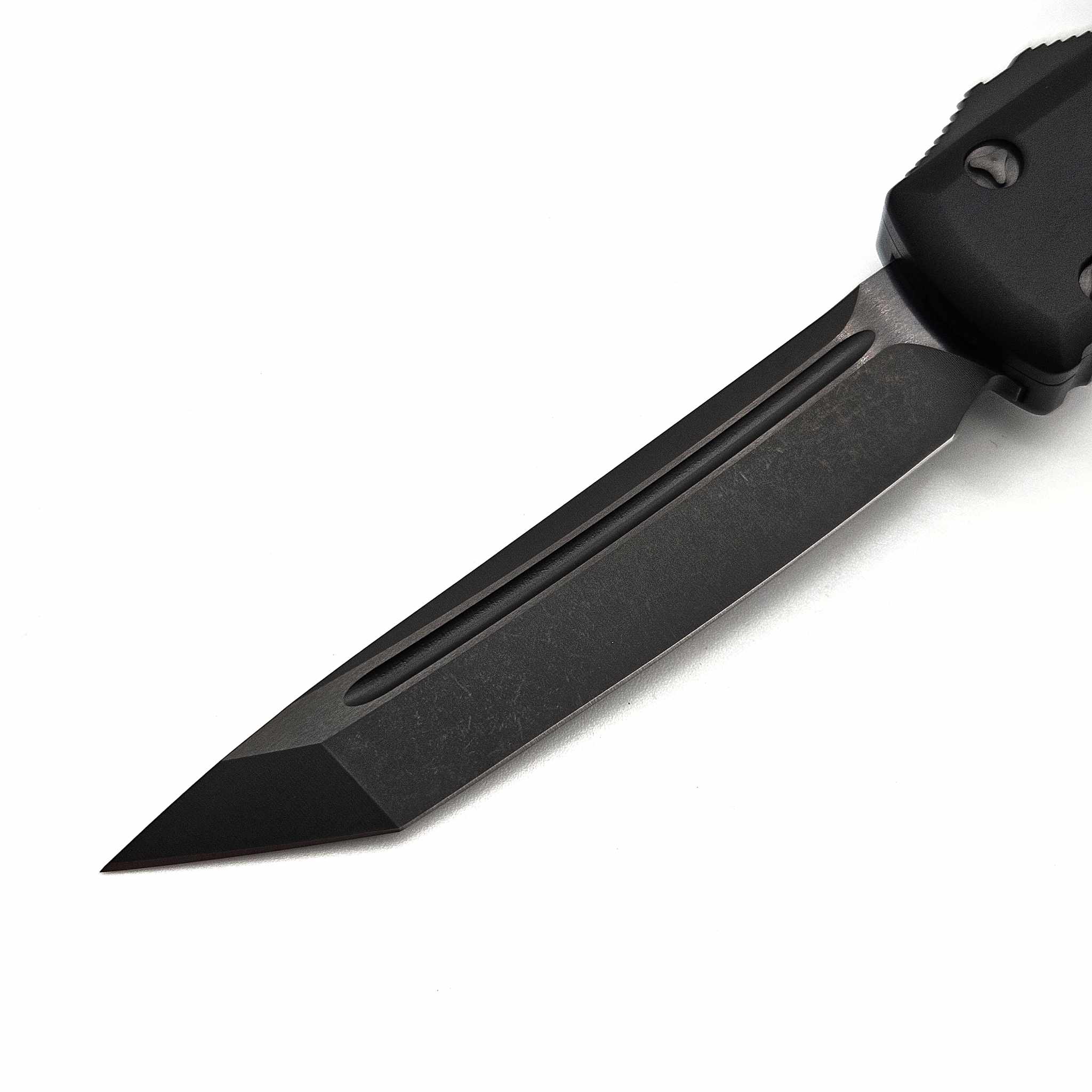 Microtech Ultratech 123-1DLCTSH DLC Tanto Shadow