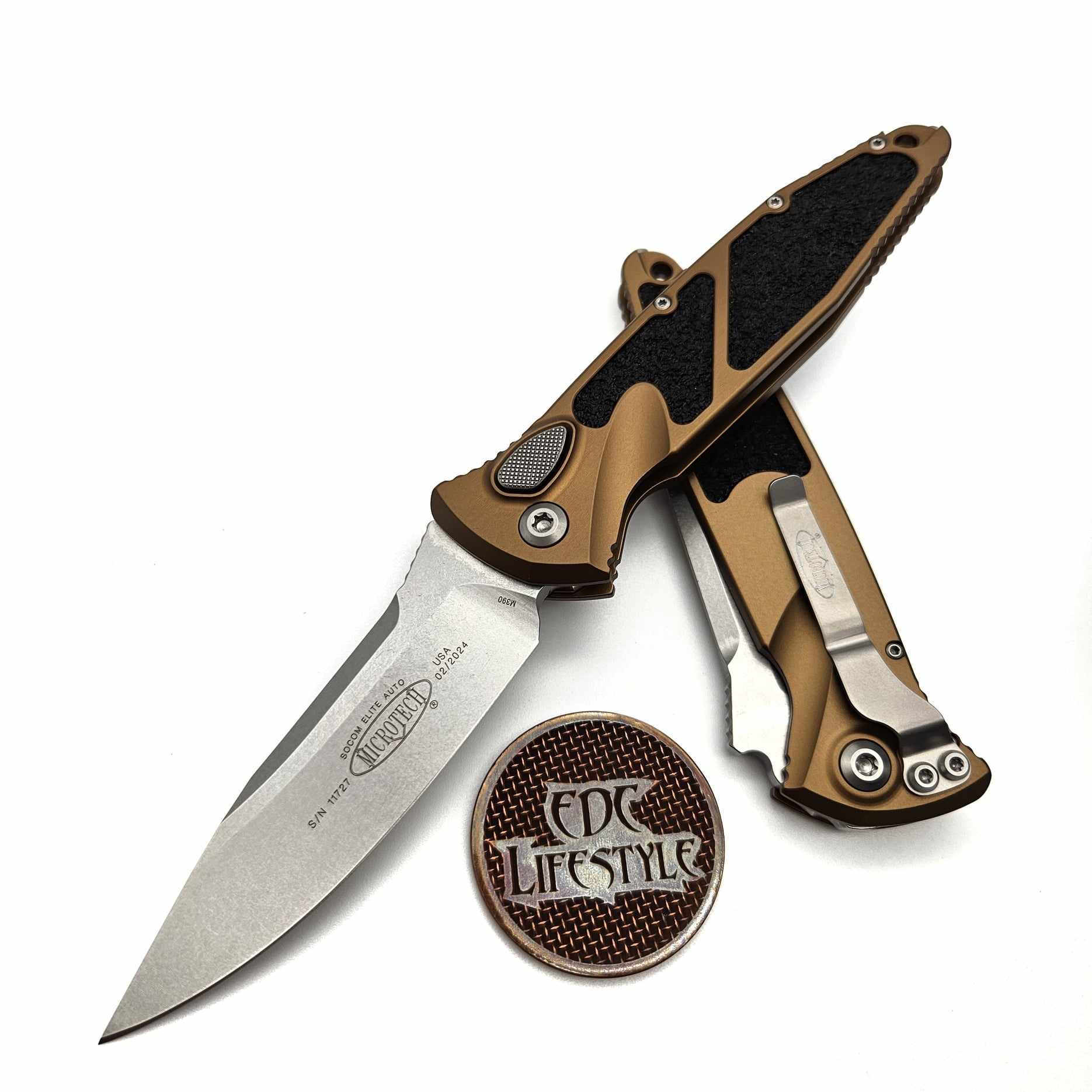 Microtech Socom Elite Auto Tan 4