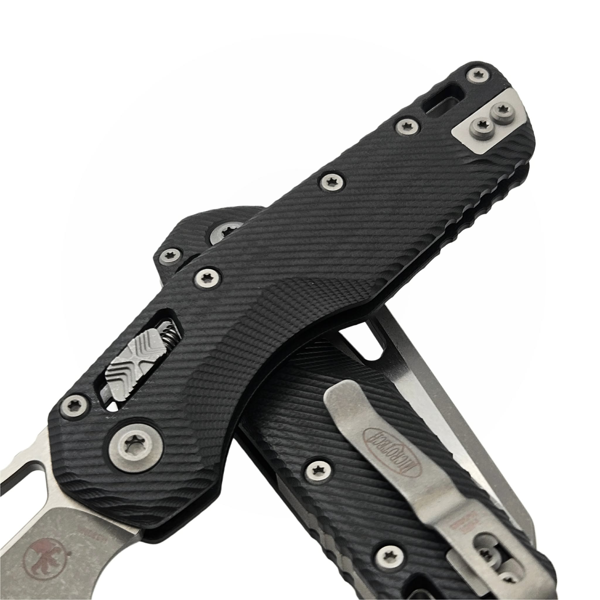 Microtech MSI Ram-Lok Black Fluted G-10 3.85