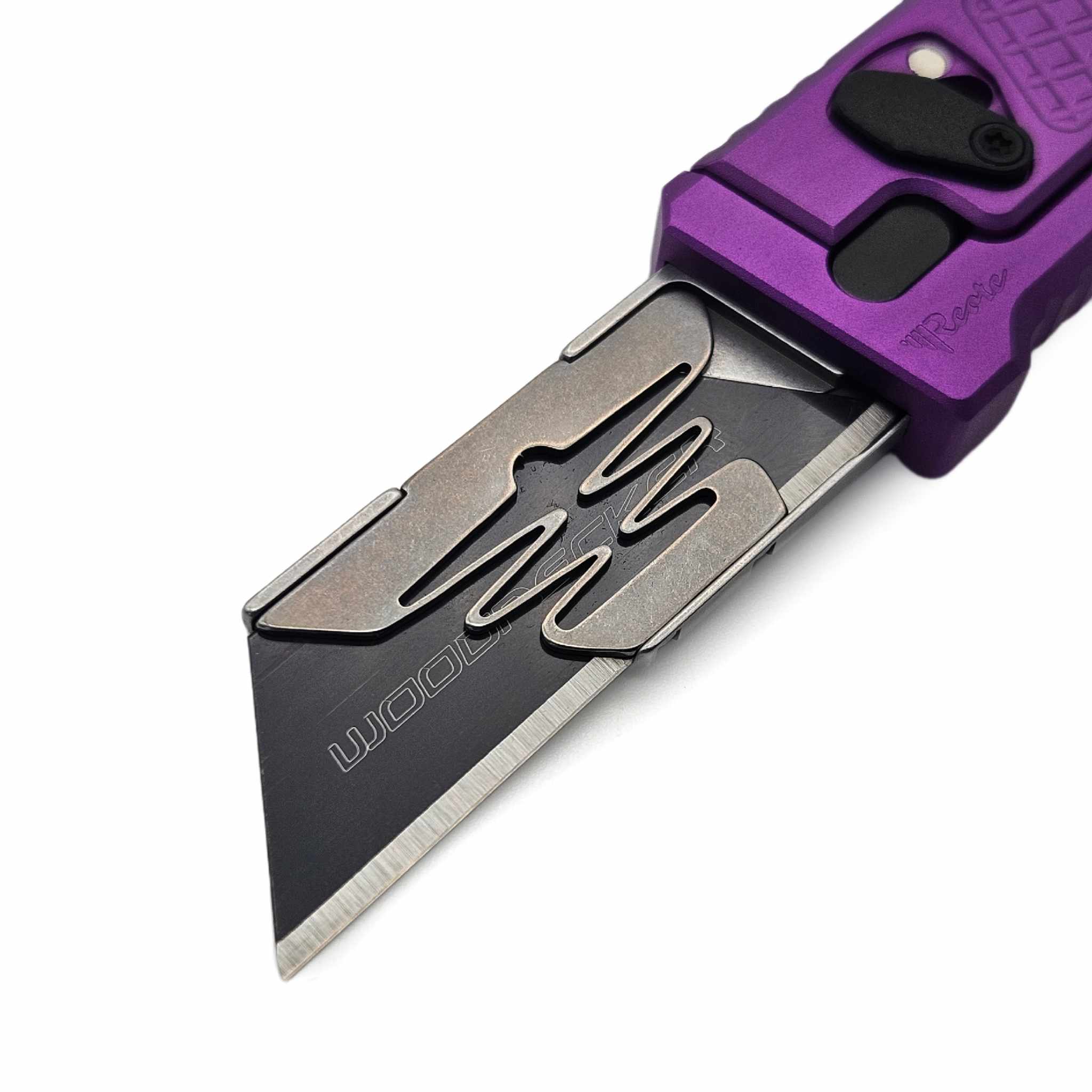 Reate Knives EXO-U Gravity Knife Diamond Purple Aluminum (2.3