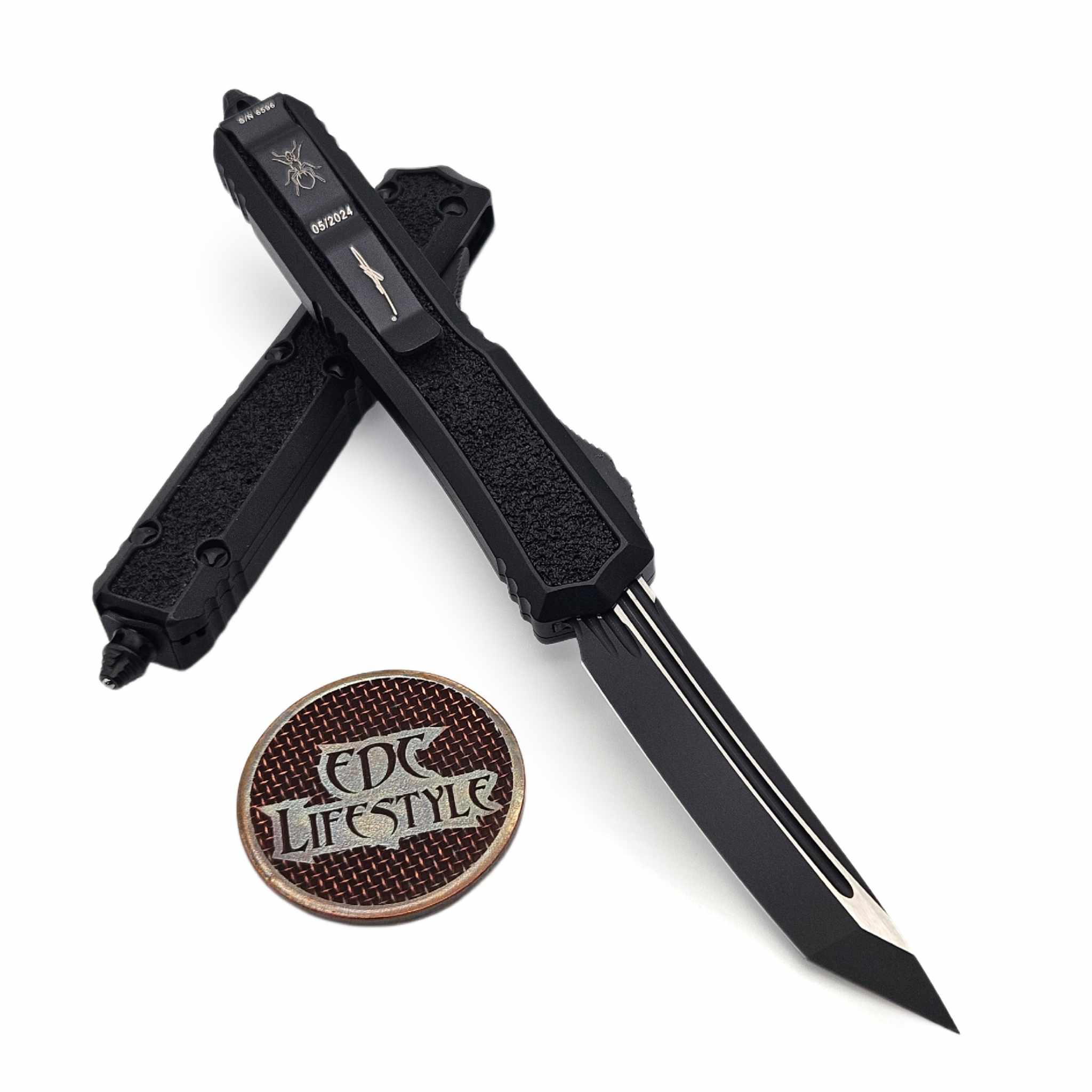Microtech Makora 207-1TS Tactical Tanto Edge Black Standard