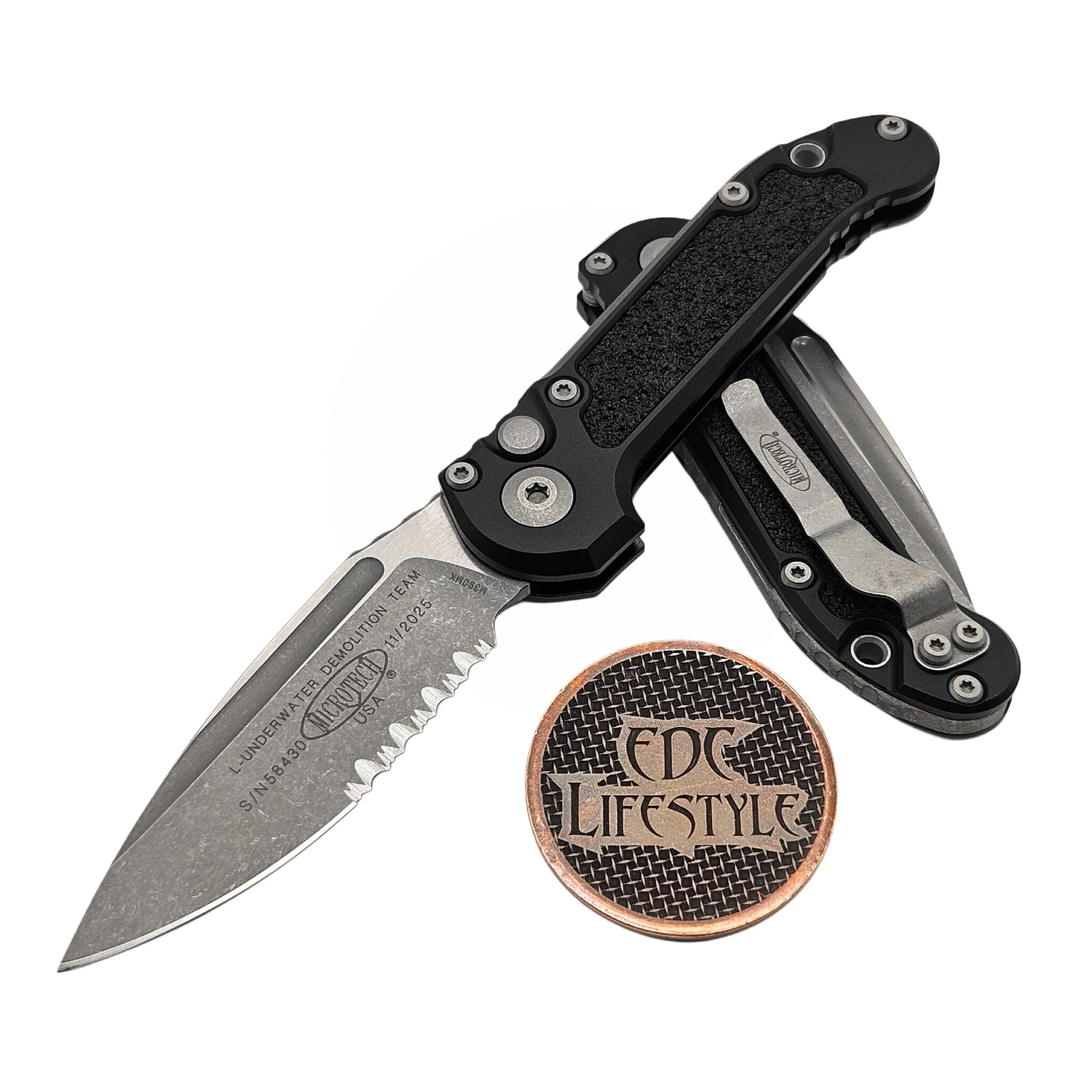 Microtech LUDT S/E Generation III 1135-11AP Black Apocalyptic