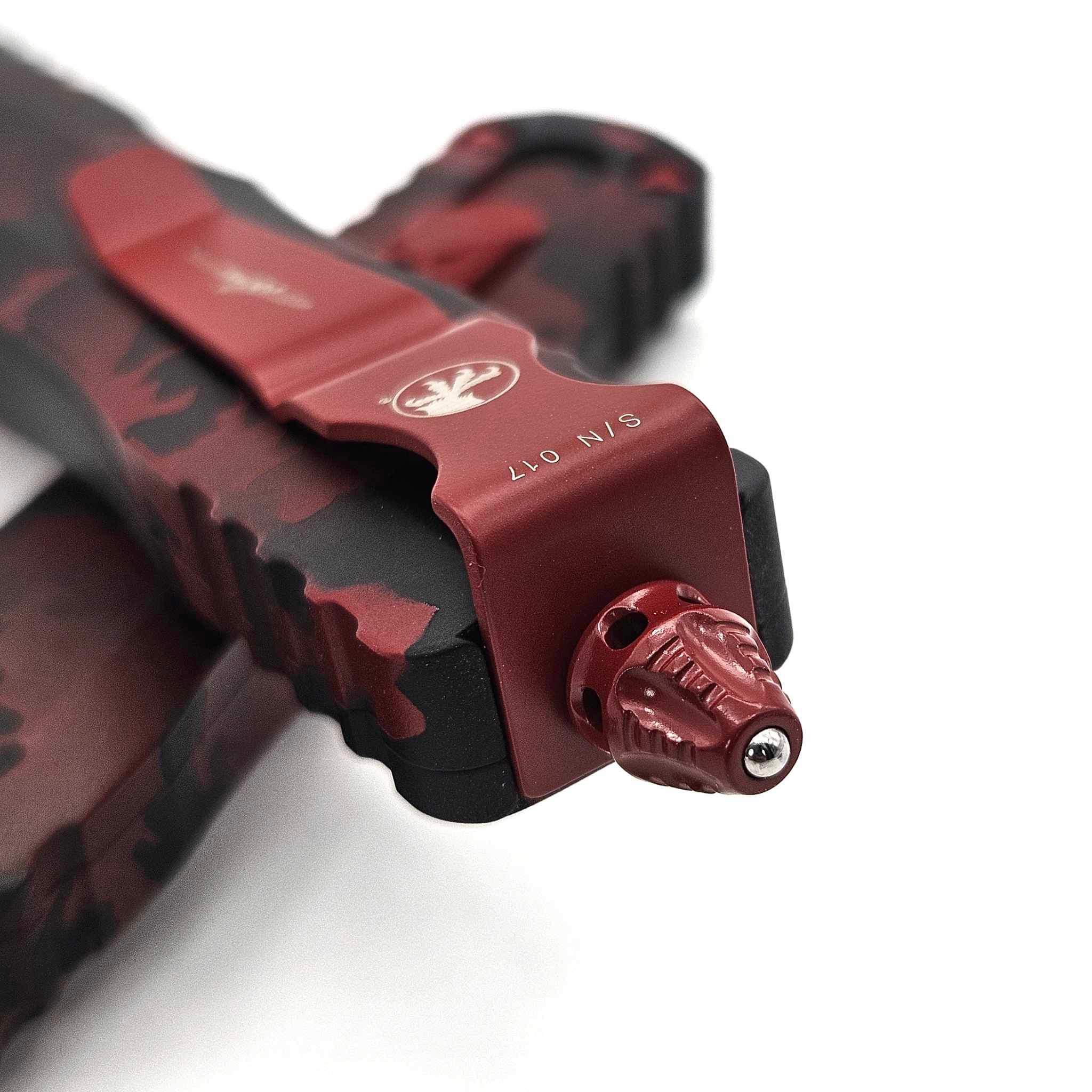 Microtech 225-1RCS Red Camo Dirac Double Edge