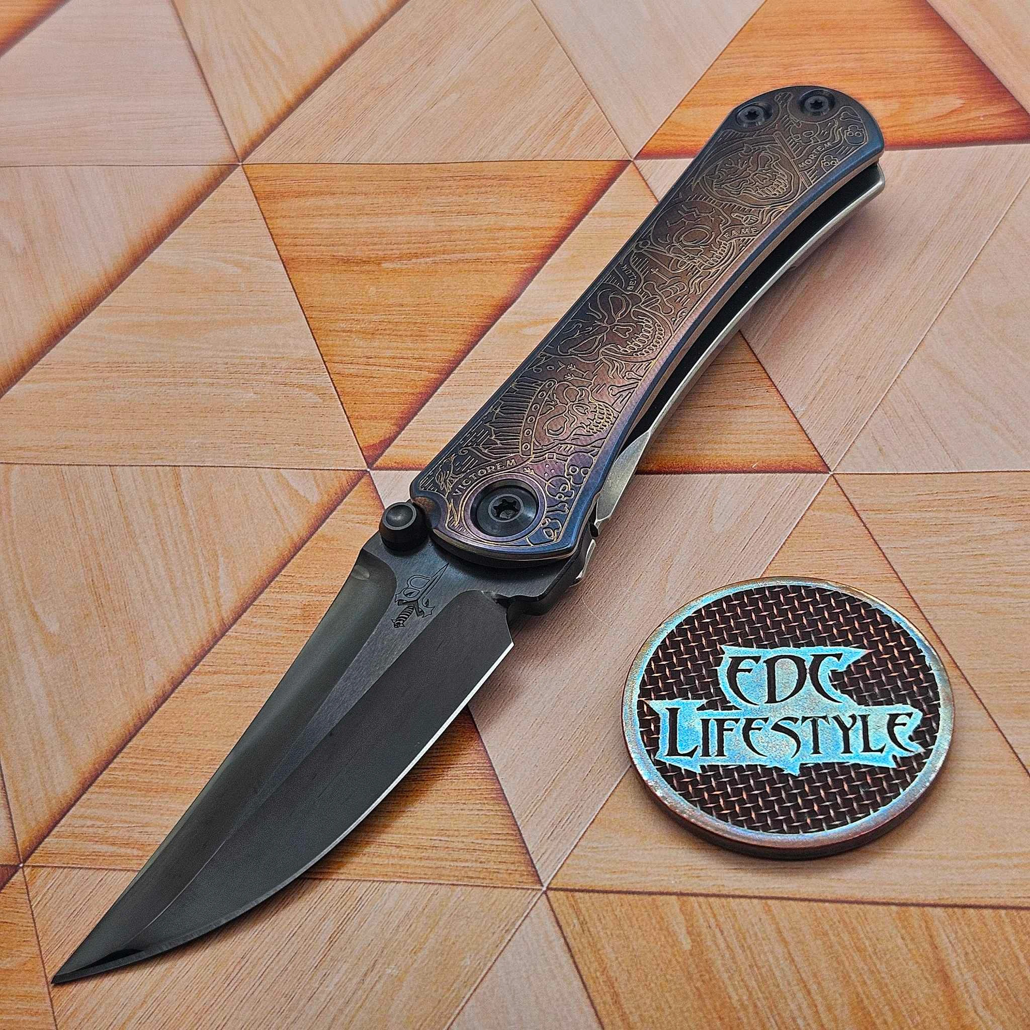 Borka Blades/Ti2 Design/Marfione Custom SBKF DLC Diamond Wash Four