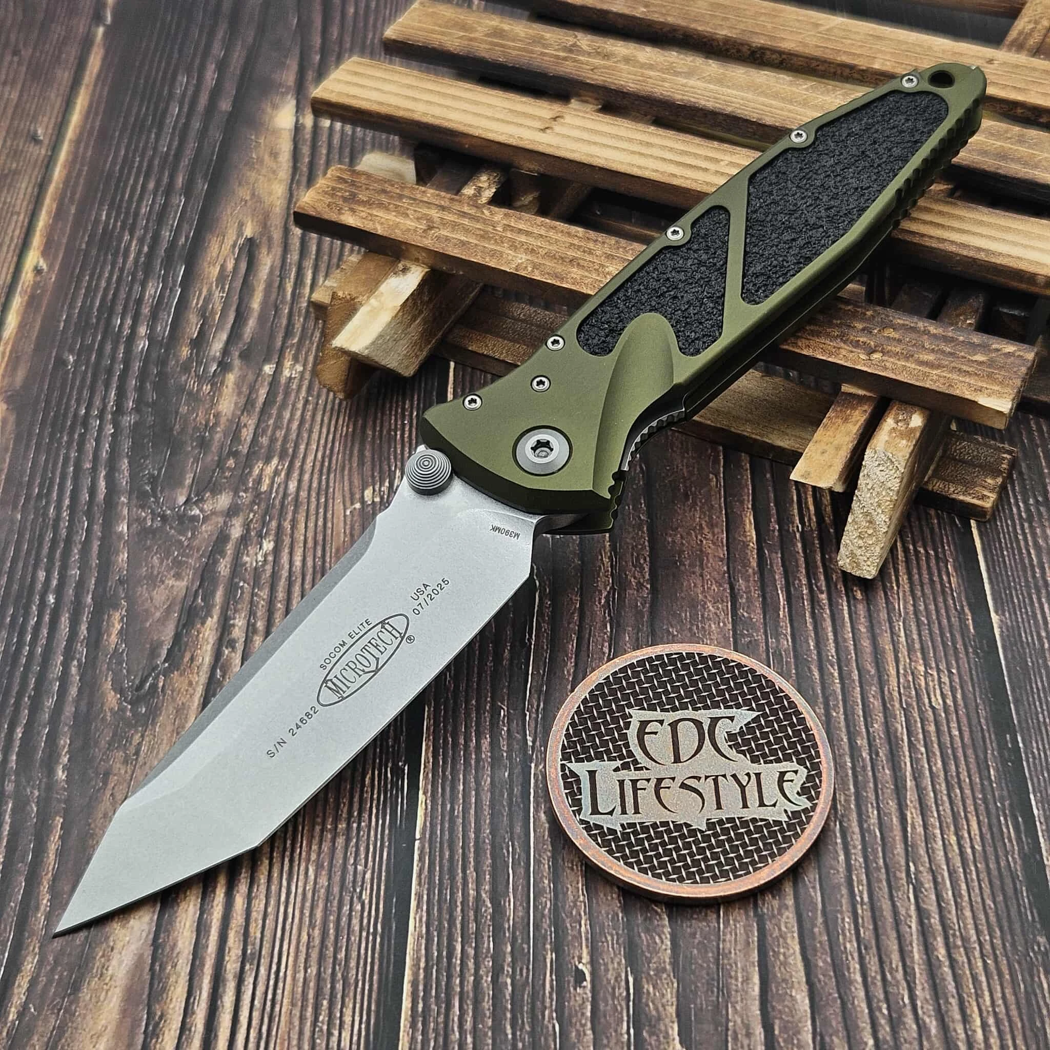 Microtech Socom Elite Manual OD Green 4