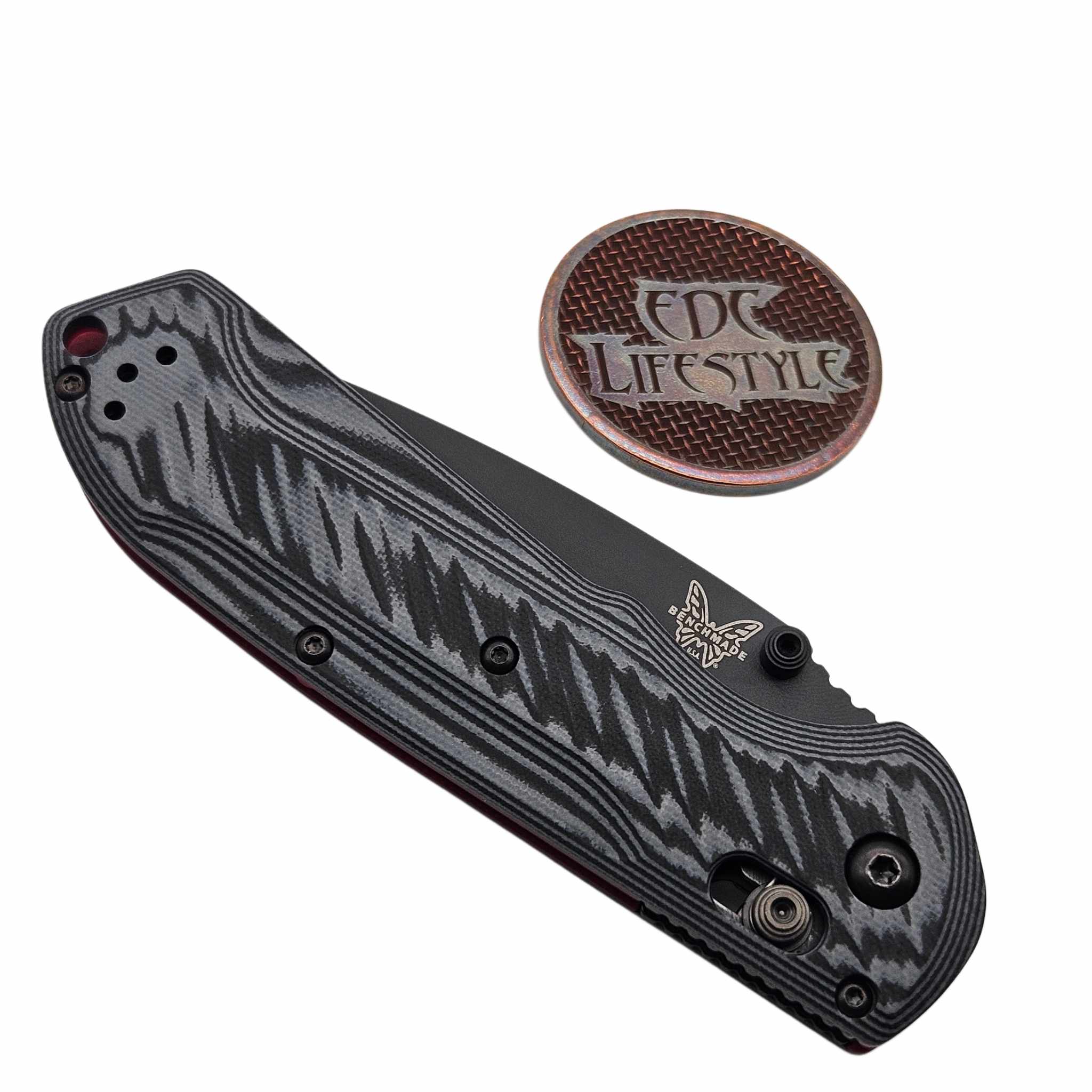 SUPERIOR DEFENSE フラッグ Benchmade Super Freek G10 Axis Lock 3.6