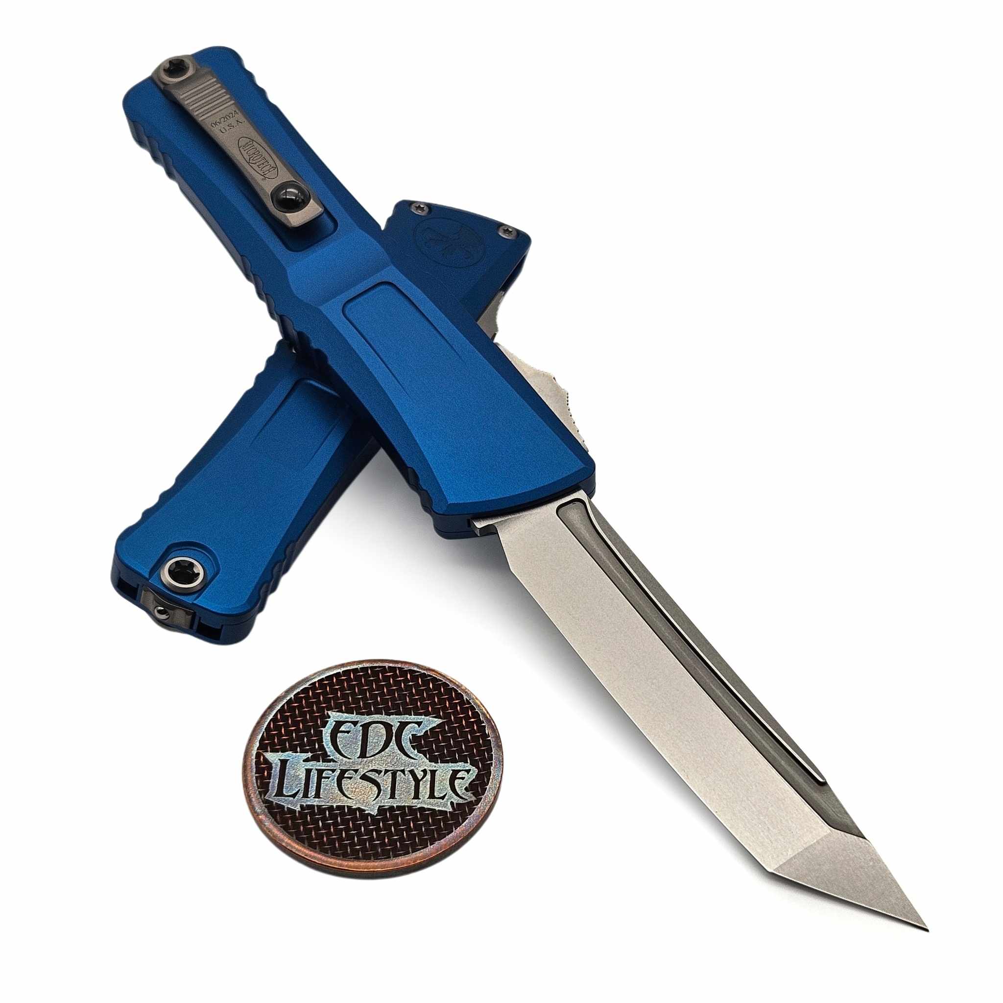 Microtech Combat Troodon Generation III 1144-10BL Blue Tanto