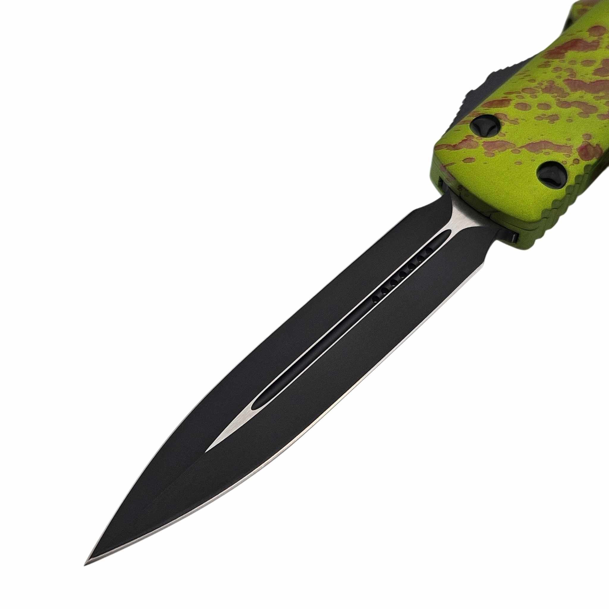 Microtech Ultratech 122-1Z Zombietech Double Edge Black Standard