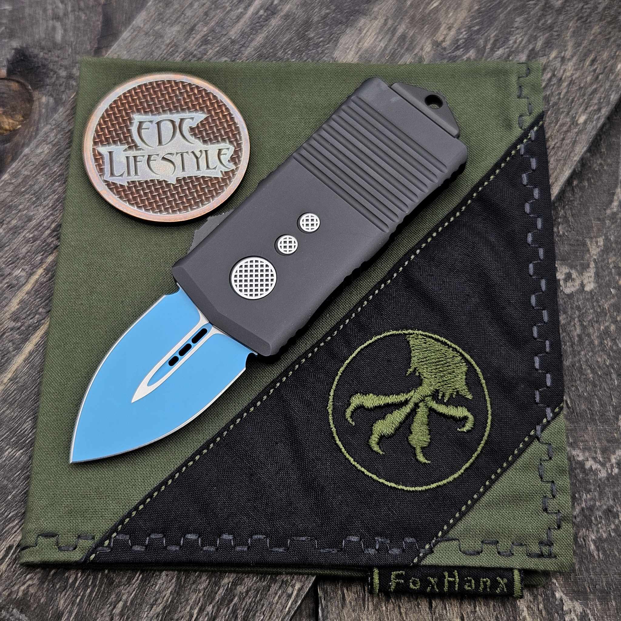 Microtech Exocet 157-1JK Double Edge Jedi Knight Exocet OTF Money