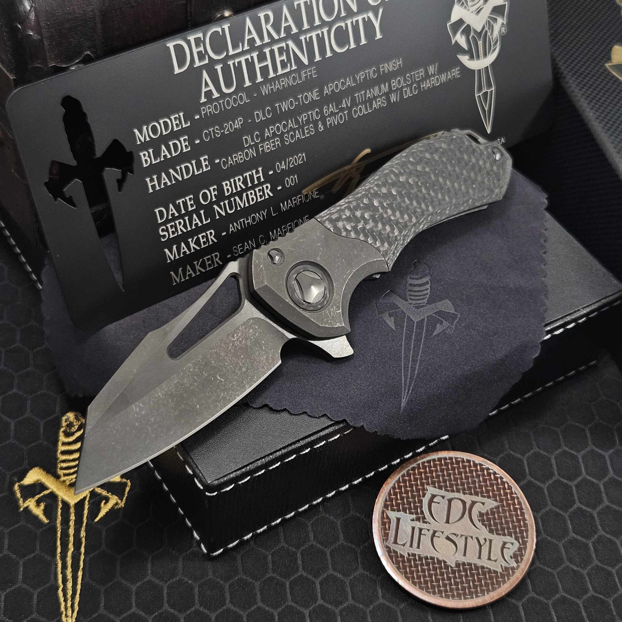 Marfione Custom Protocol Wharcliffe DLC Two-Tone Apocalyptic Blade