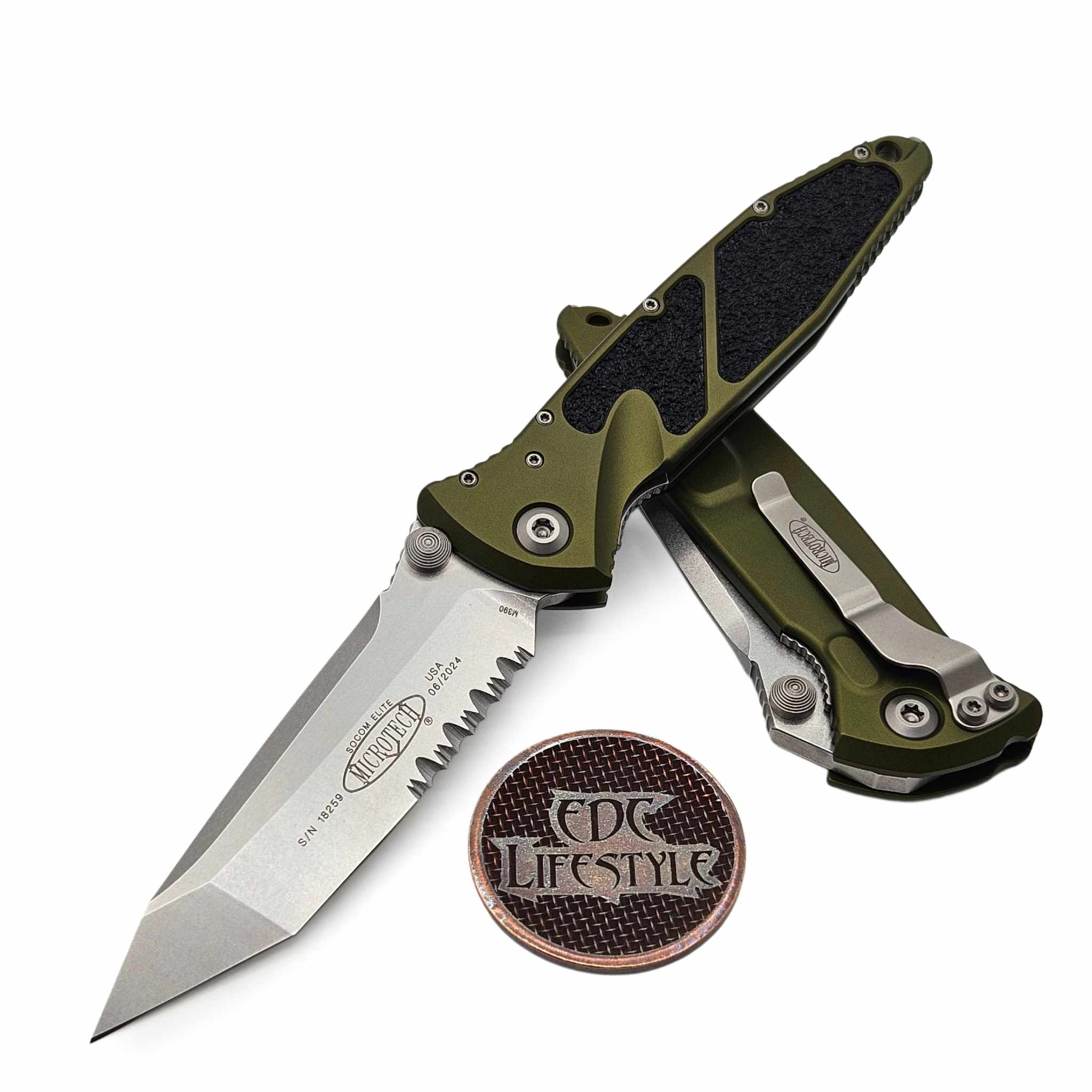 Microtech Socom Elite Manual OD Green 4