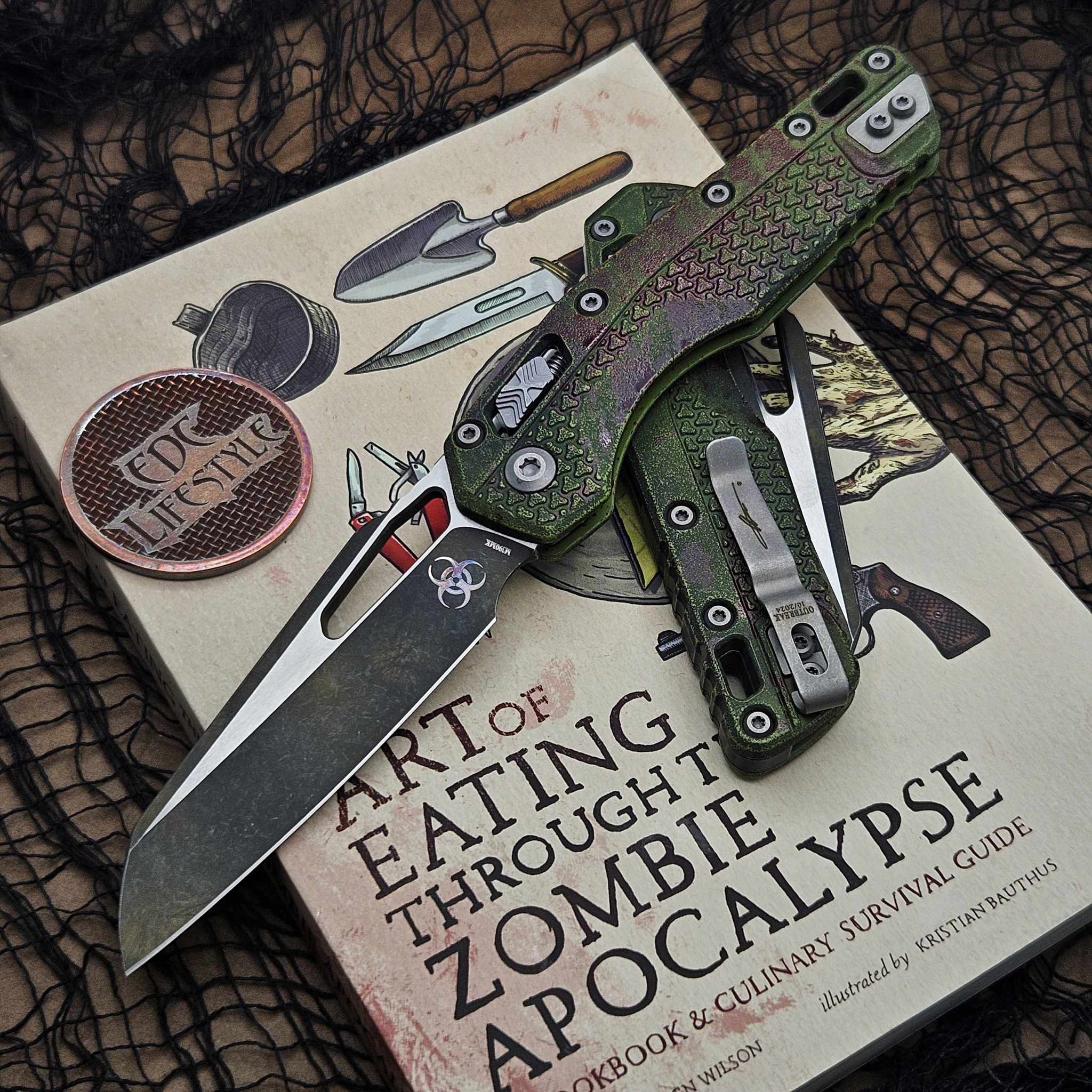 Microtech MSI Ram-Lok Outbreak Tri-Grip Polymer 3.85