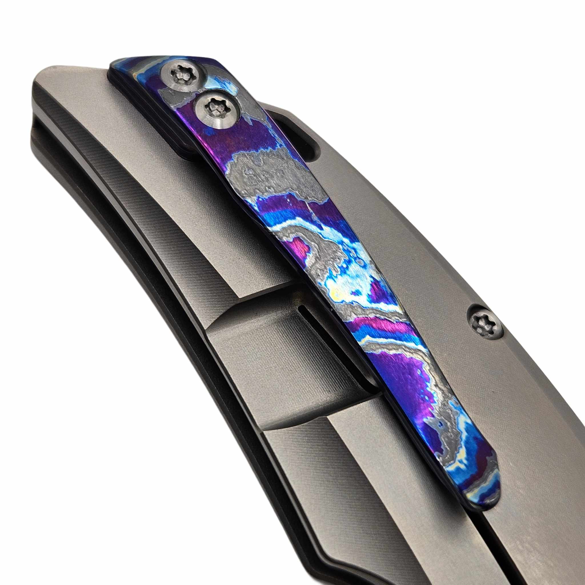 Reate Velocity Titanium Folder Zircuti Inlay/Clip Hand Satin 3